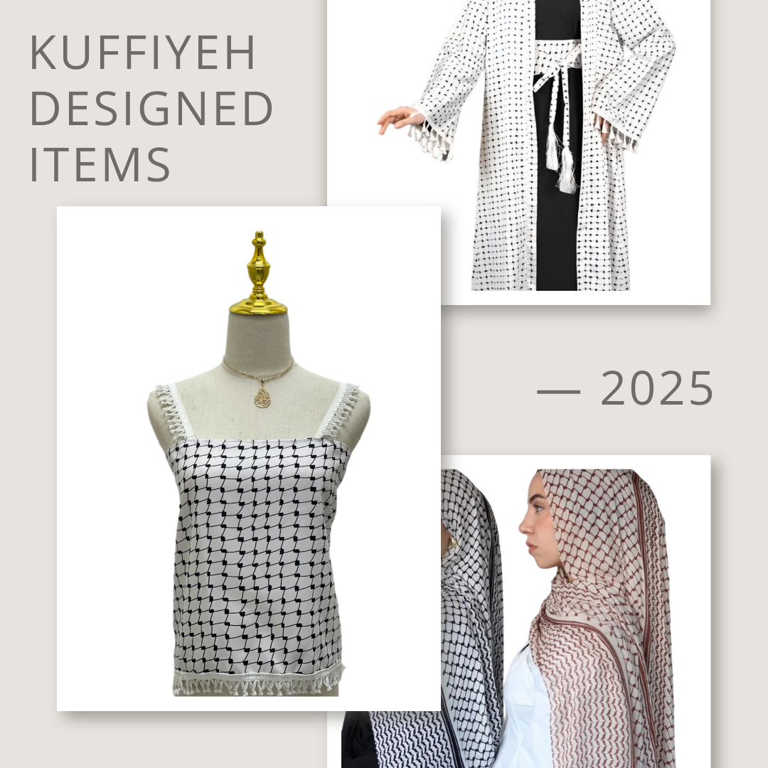 Classic Kuffiyeh collection featuring authentic kufiyas from Nablus, Palestine, highlighting traditional craftsmanship and cultural heritage