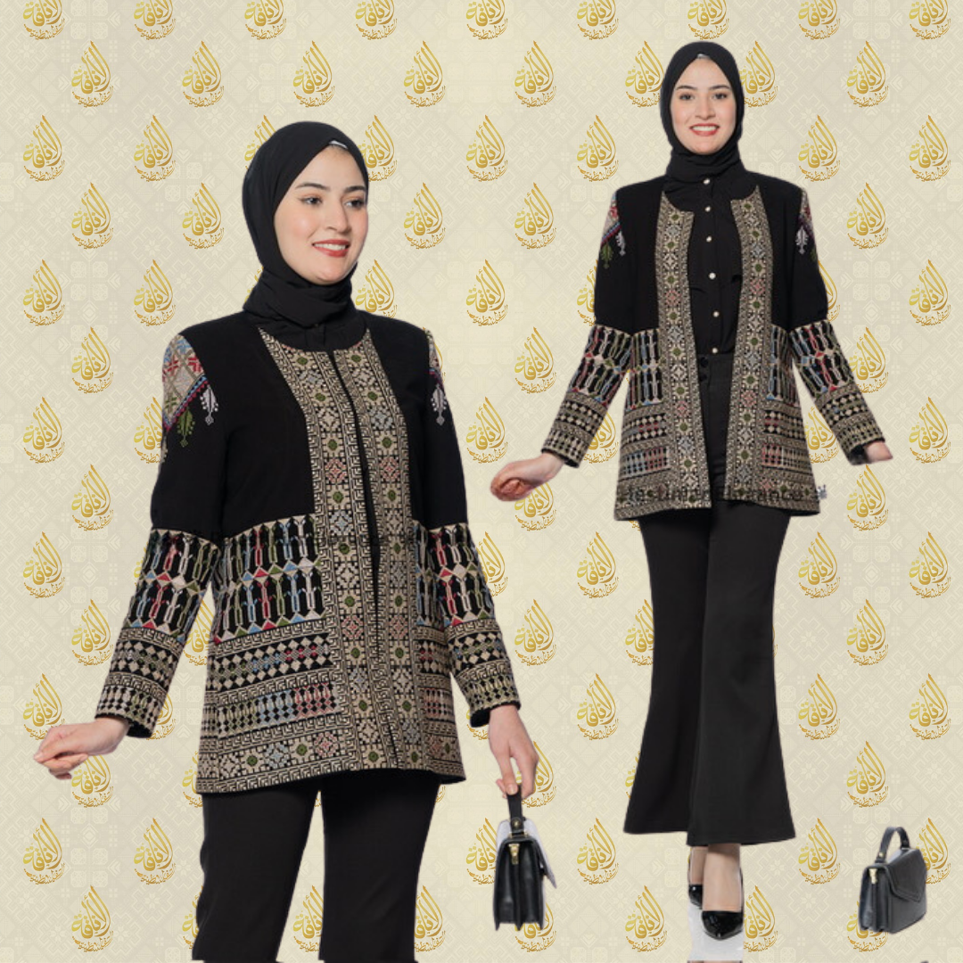 Unique Palestinian Elegance Tatreez Jacket