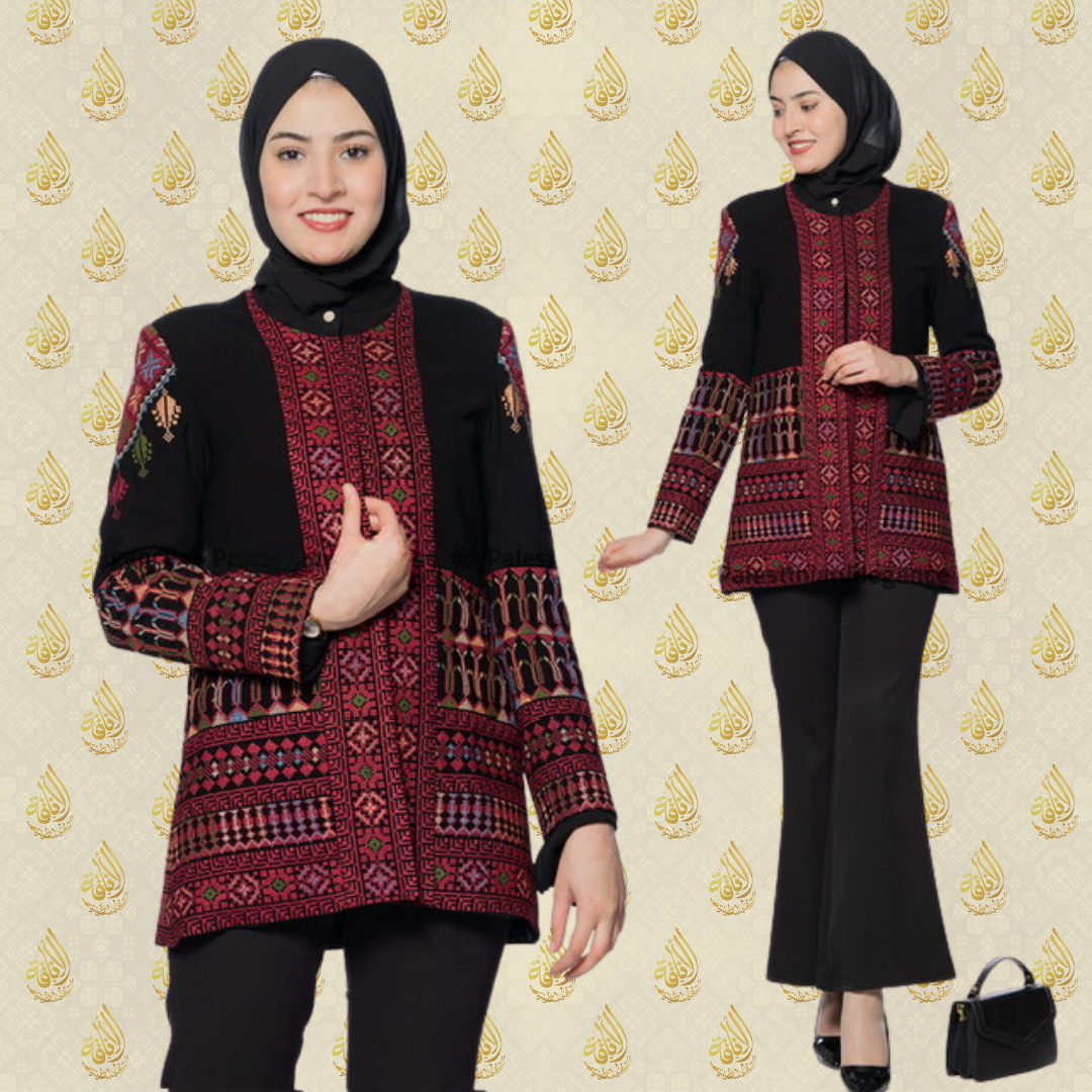 Unique Palestinian Elegance Tatreez Jacket