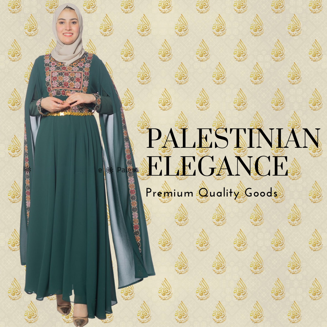 Extra Stylish Long Sleeve Embroidered Caftan: Elegance and Sophistication