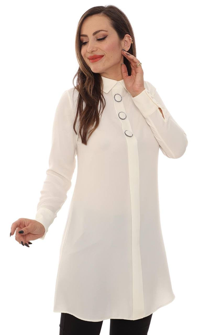 Formal Tunic – Sleek and Professional Business Wardrobe Essential