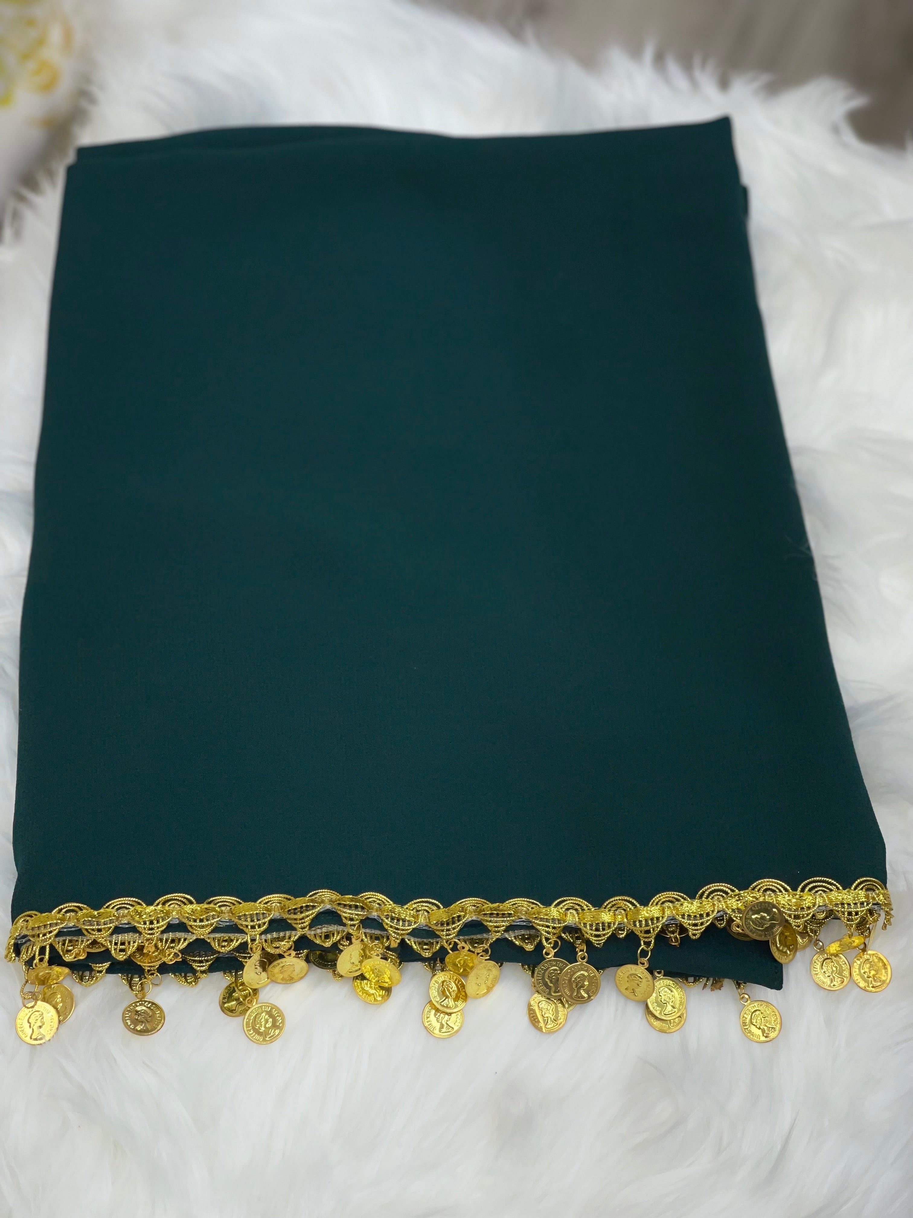 Khirka Shal with Gold Coins: Luxurious Elegance and Unique Style