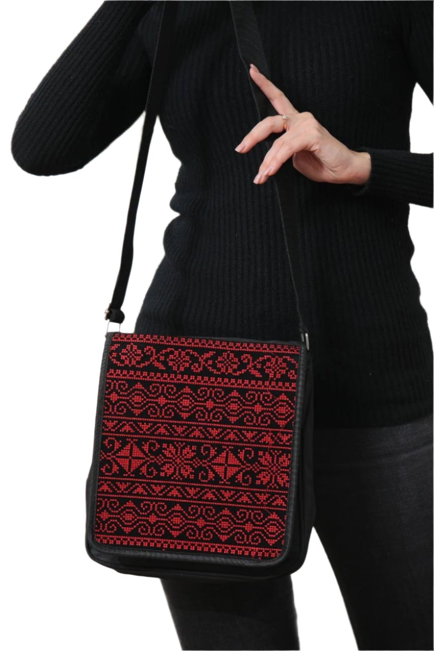 Elegant Heritage Embroidered Shoulder Bag - Traditional Craftsmanship Meets Modern Design