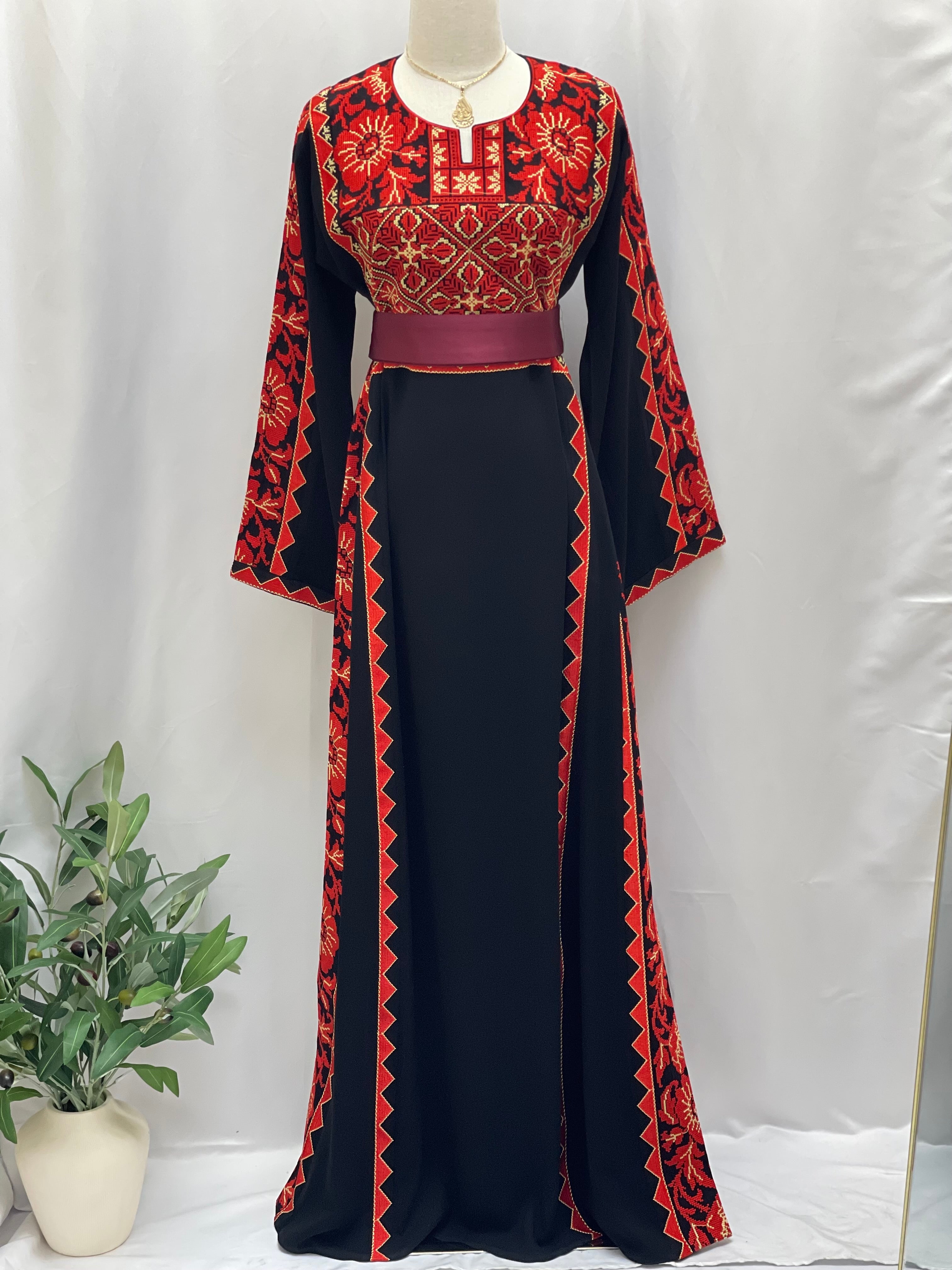 Modern Style Embroidered Thoub