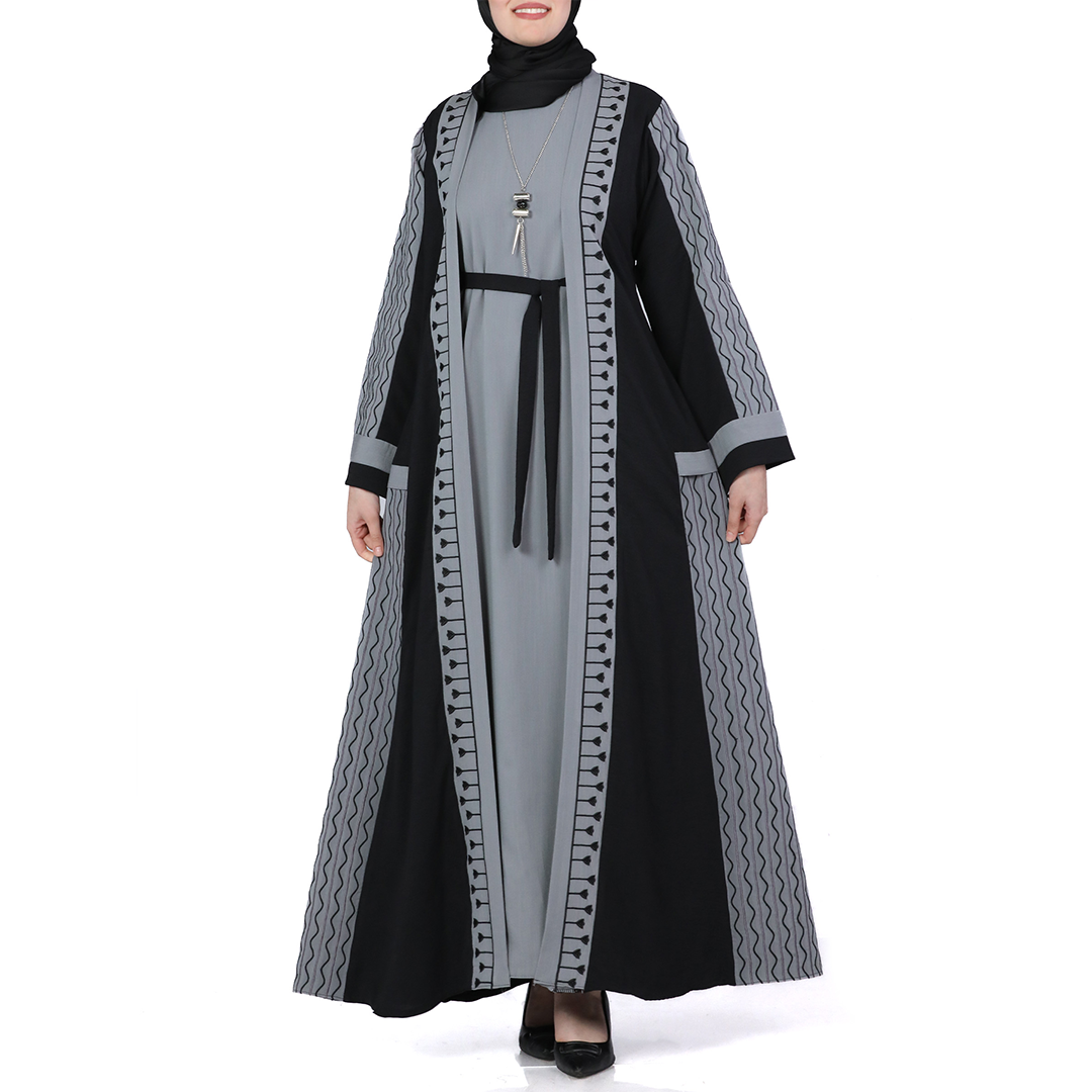 Open Abaya Set Two Pieces