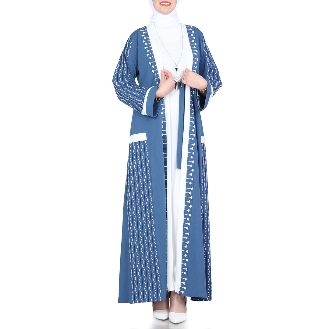 Open Abaya Set Two Pieces: Modern Twist on Traditional Elegance