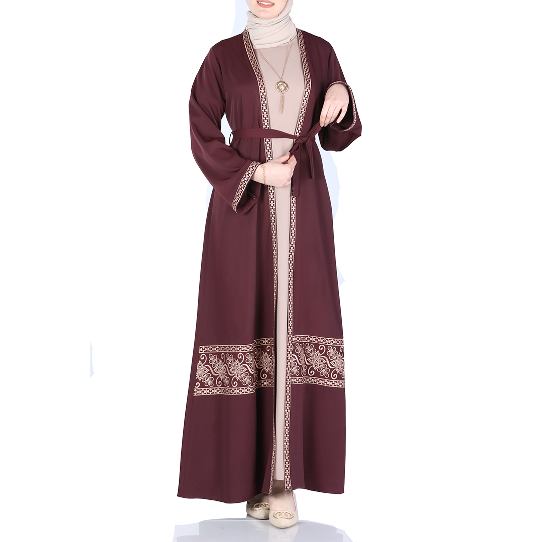 Open Abaya 2 Pieces: Comfort Meets Sophistication