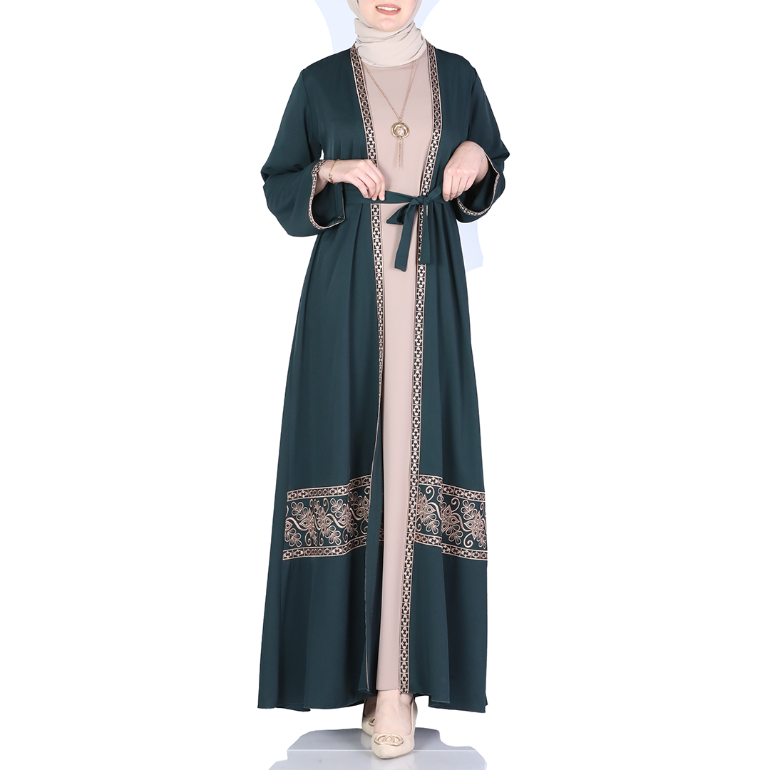 Open abaya 2 Pieces