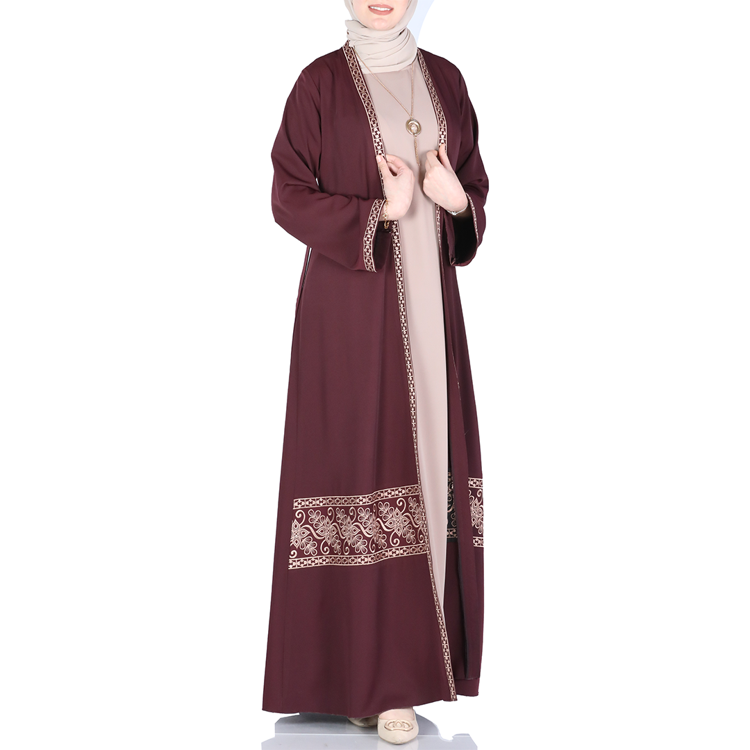 Open Abaya 2 Pieces: Comfort Meets Sophistication