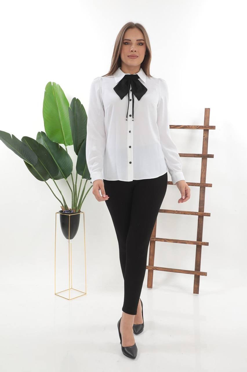 Bow Tie Blouse – Elegant and Sophisticated Wardrobe Essential