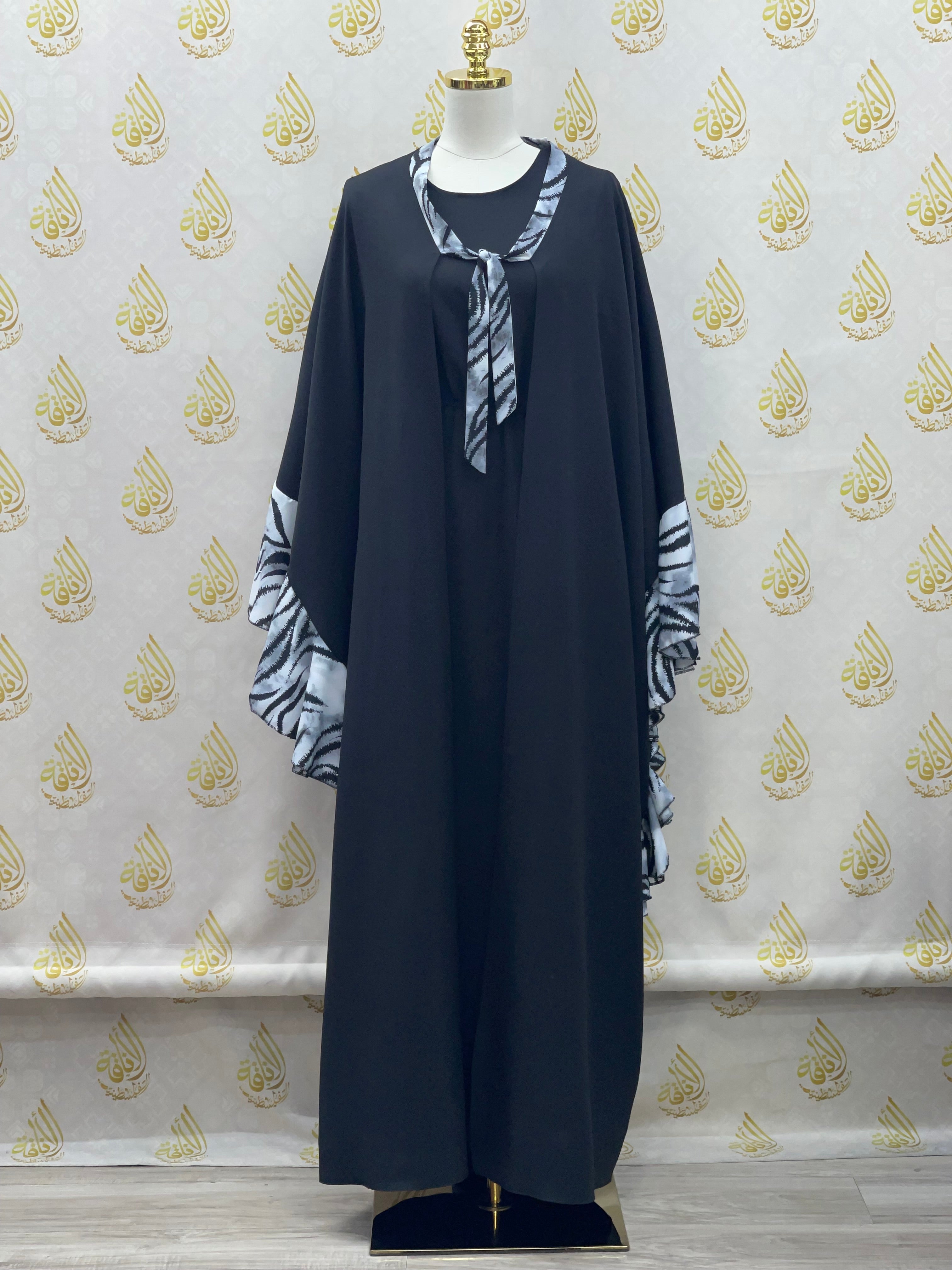 Butterfly Stylish 2Pcs Abaya: Elegance and Versatility in Every Stitch