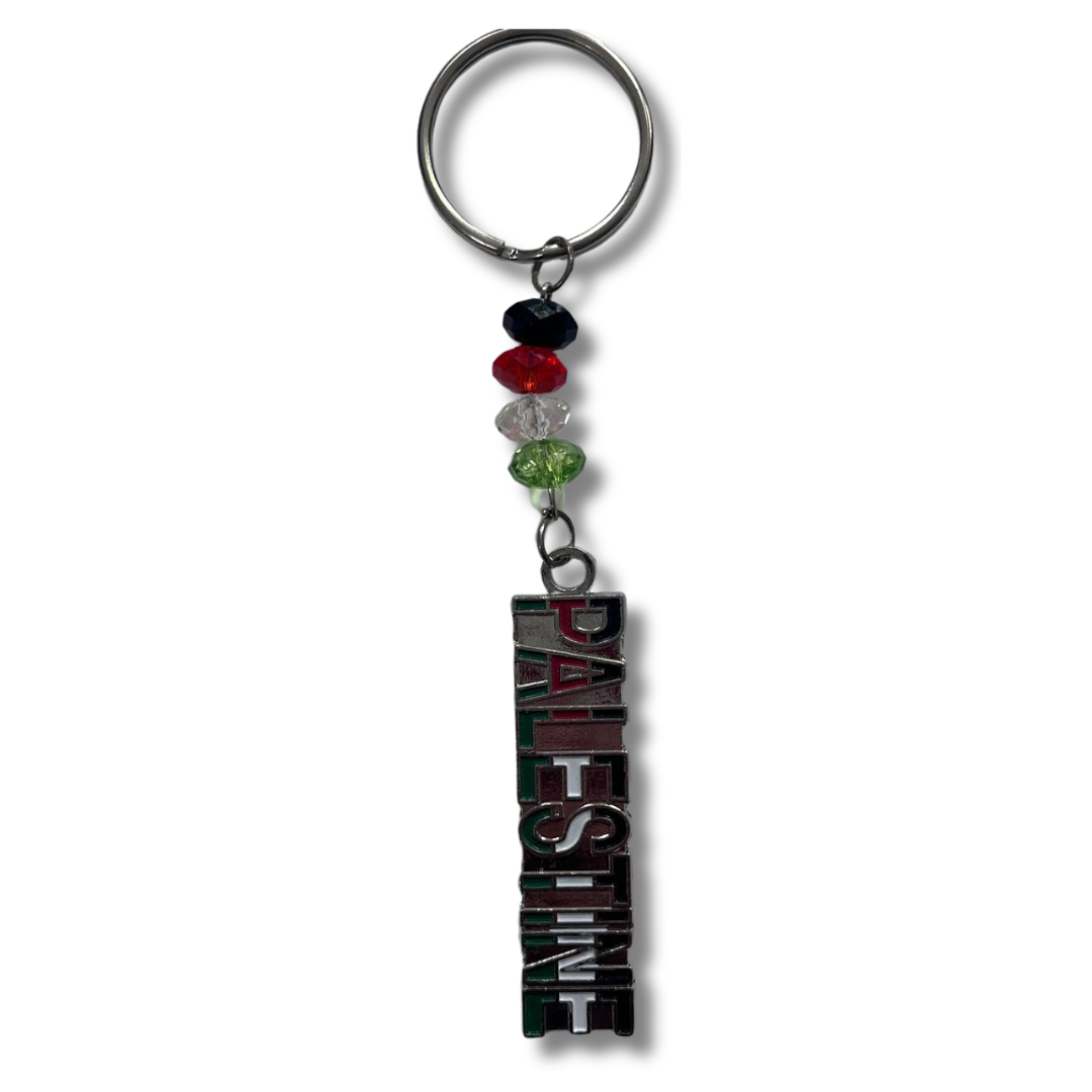 Palestine Keychain Accessory – Handmade Cultural Elegance