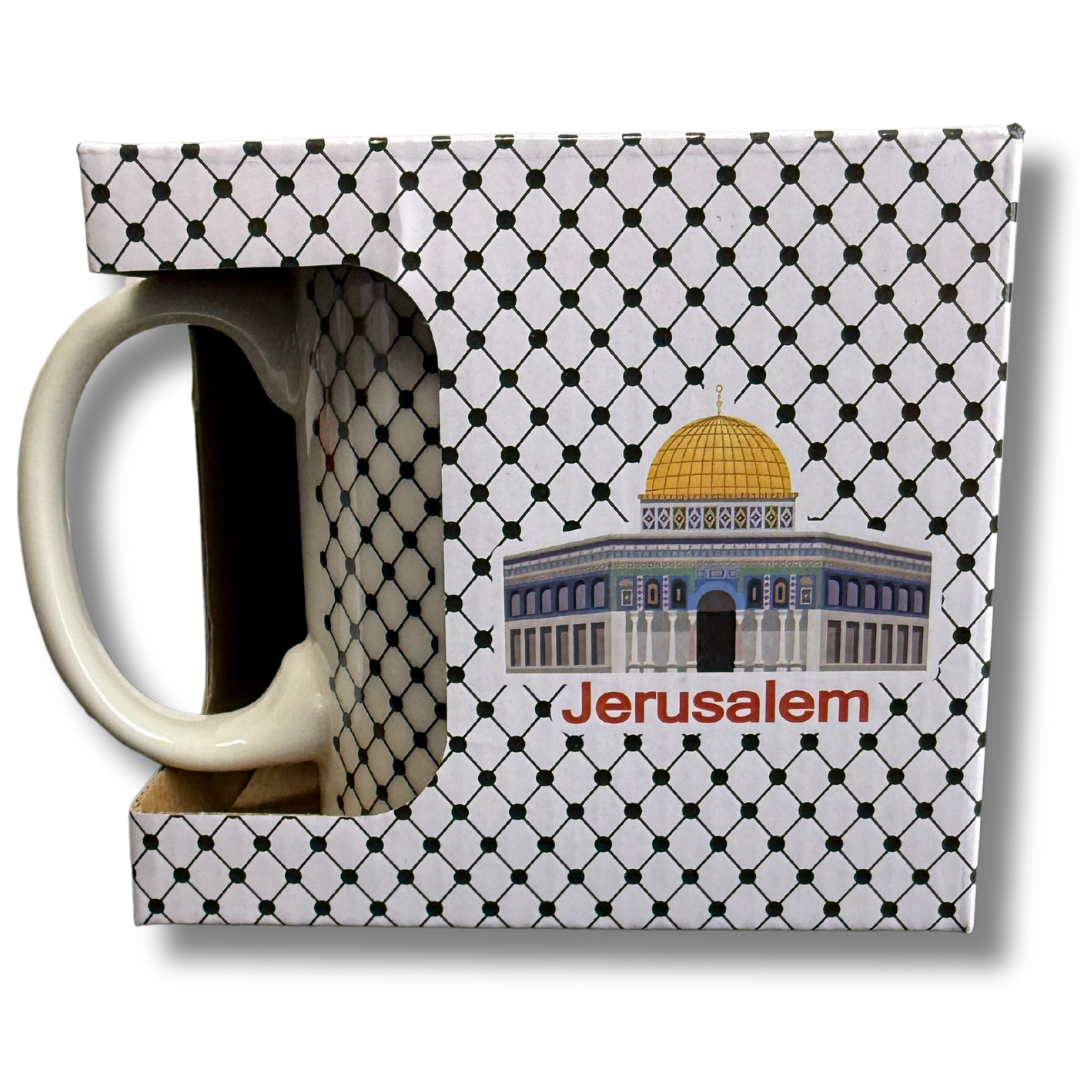 High-Quality Mug Set Collection: Al Quds, Kuffiyeh, and More