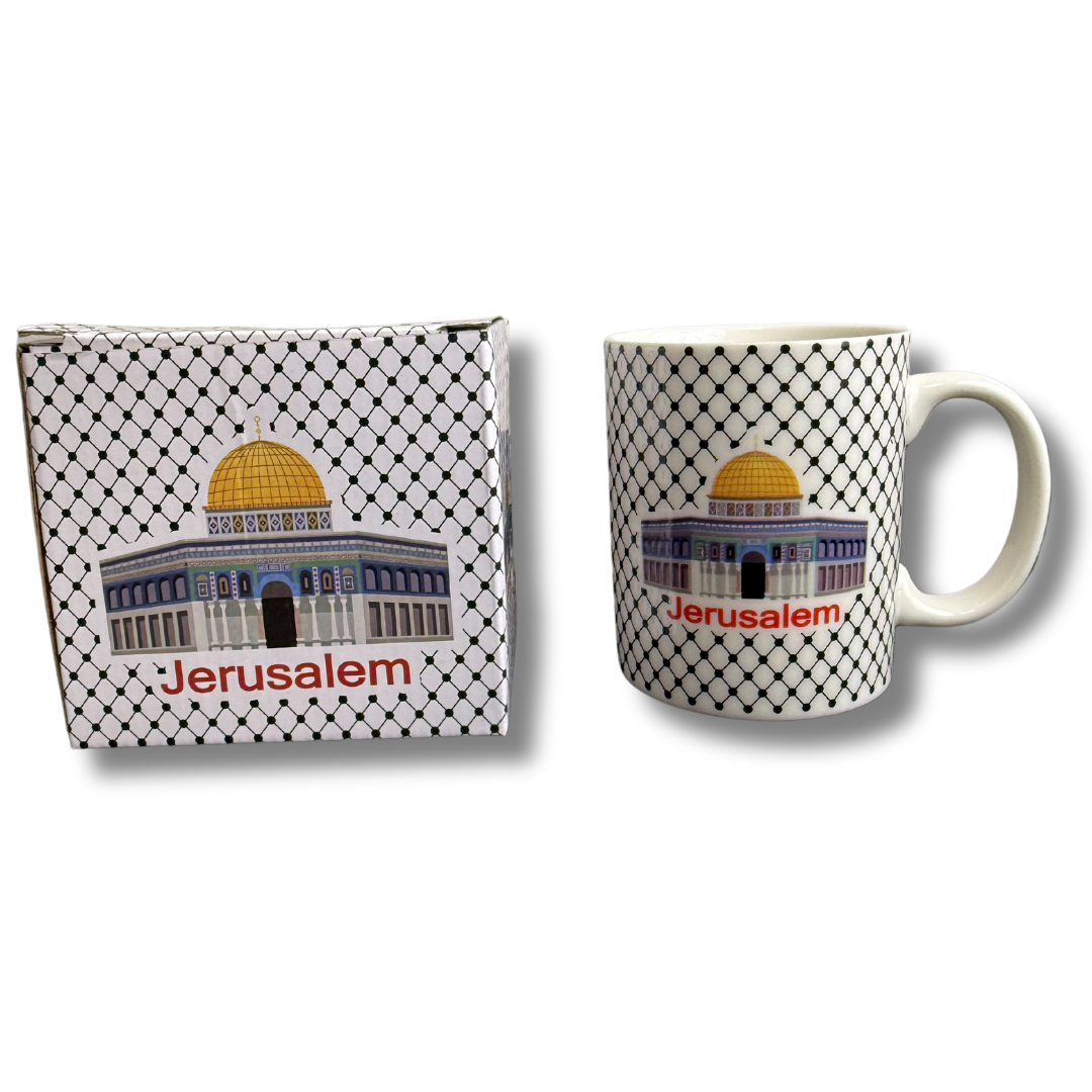 High-Quality Mug Set Collection: Al Quds, Kuffiyeh, and More