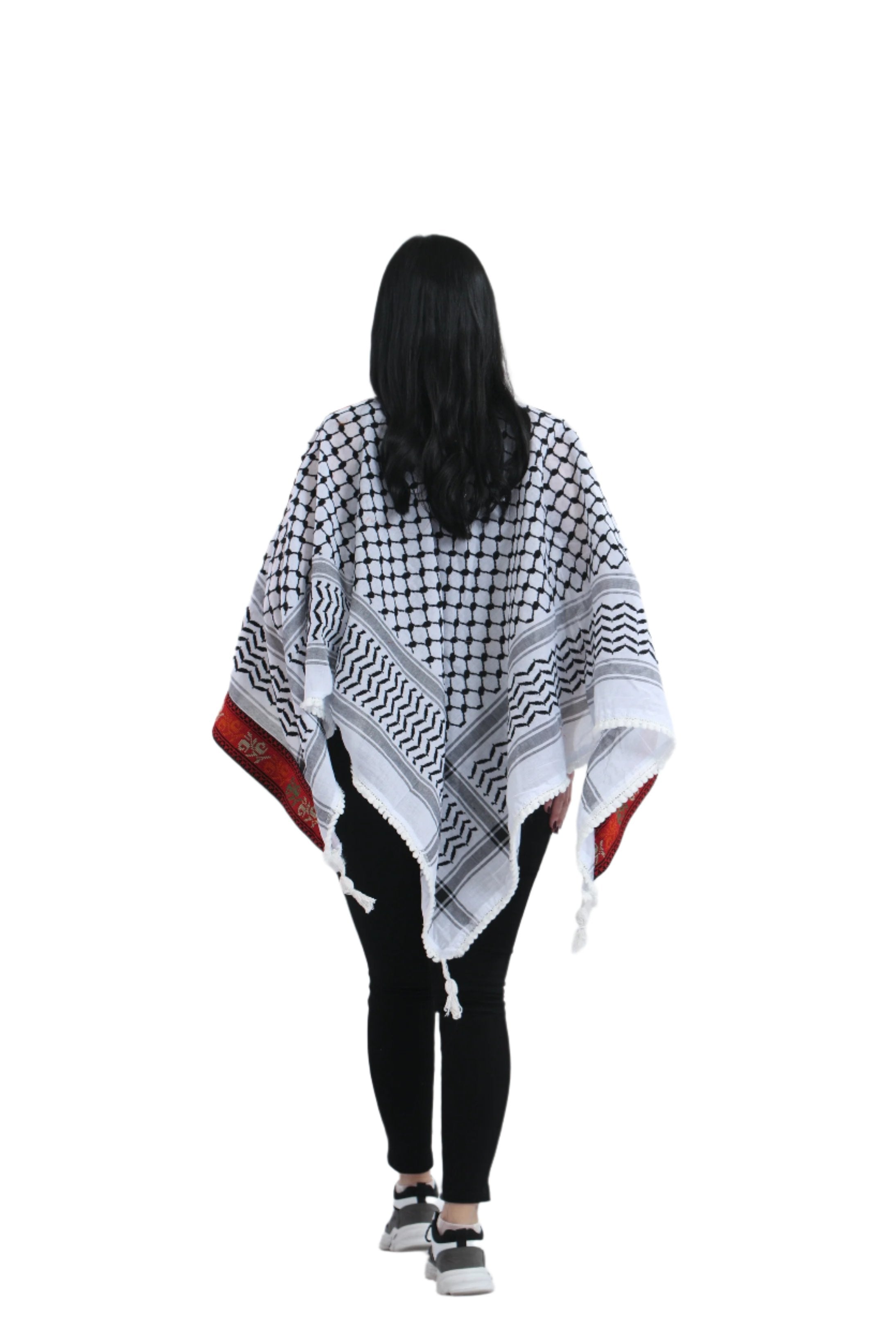 Tatreez Original Kuffiyeh Top - Women's Cultural Embroidered Fashion