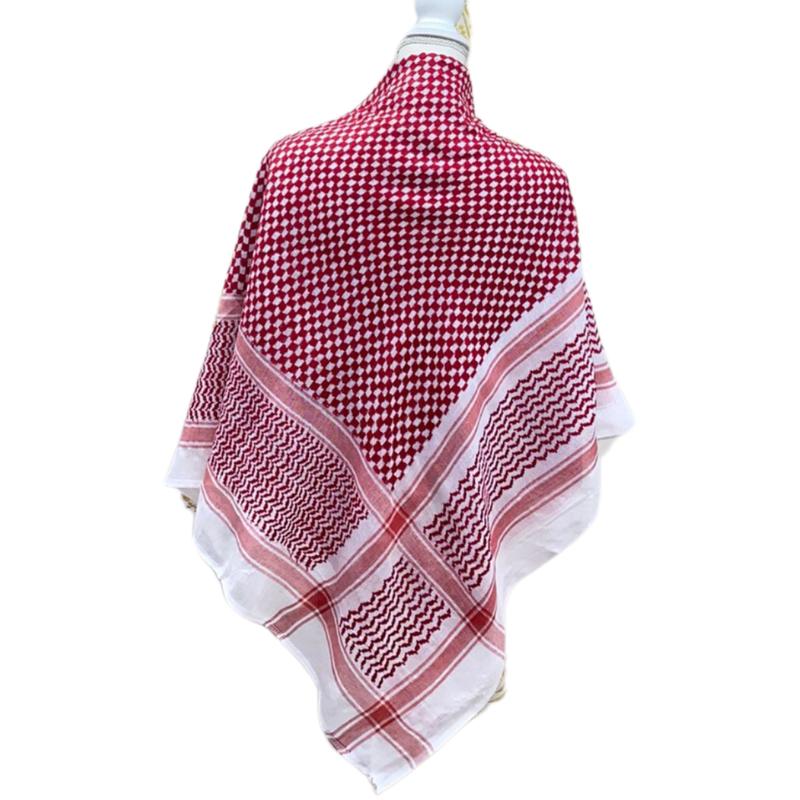 Classic Red Kuffiyeh No Sharshoba: Versatile Style and Fashion Statement