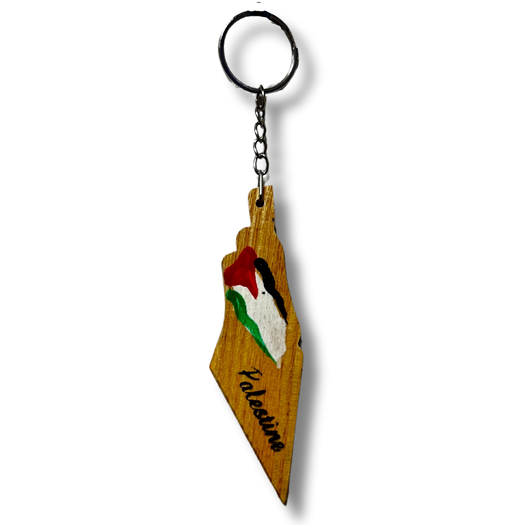 Palestine Keychain Accessory – Handmade Cultural Elegance