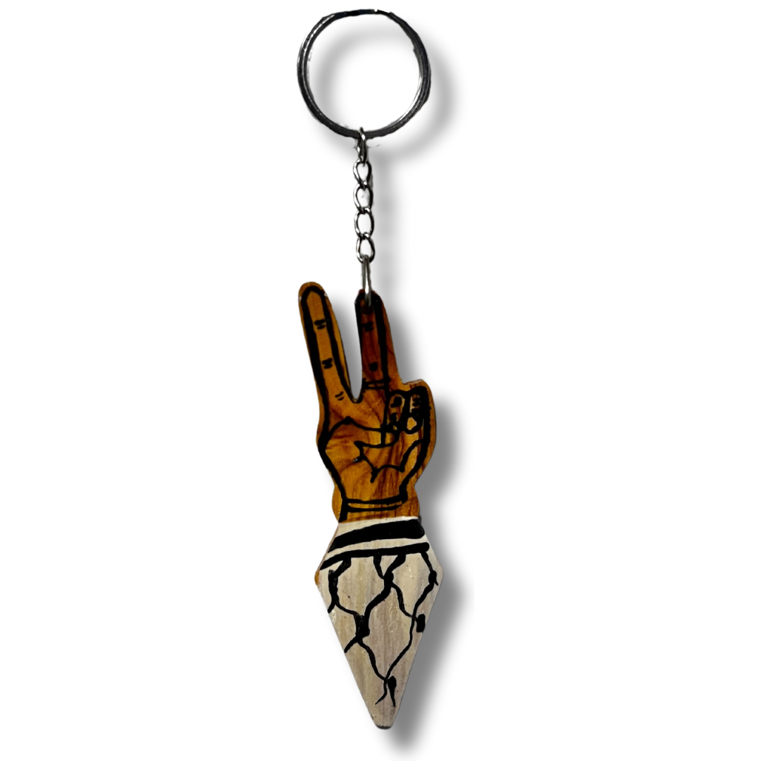 Palestine Keychain Accessory – Handmade Cultural Elegance