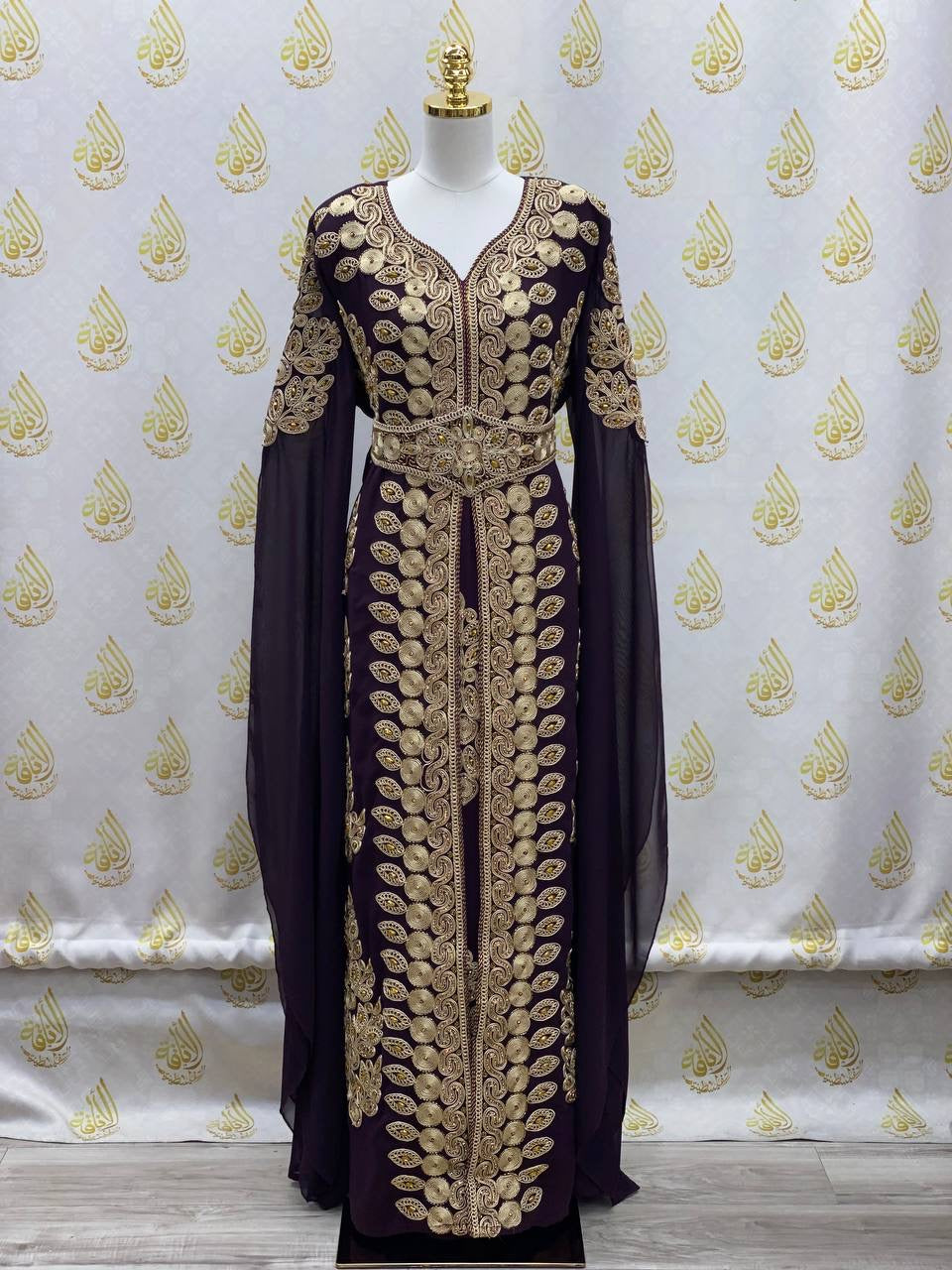 Luxury kaftan Bedded Crystal