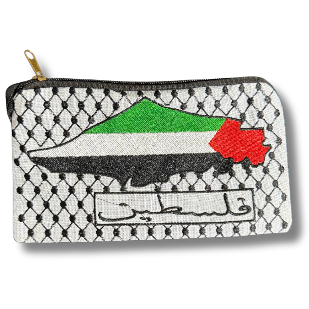 High-Quality Palestine Tatreez Pencil Case