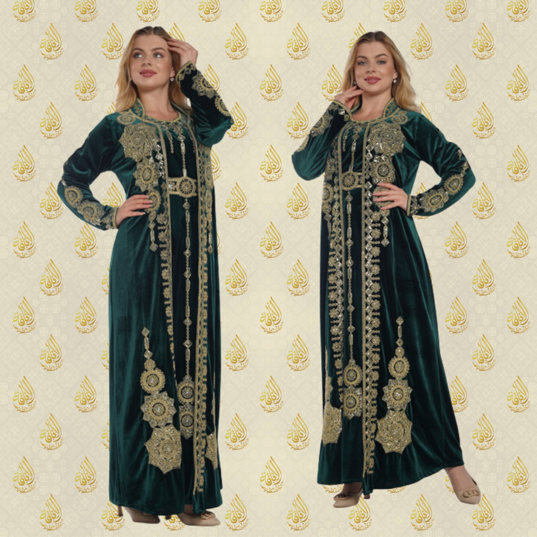 Caftan Velvet - Two Piece: Luxurious Elegance and Standout Style