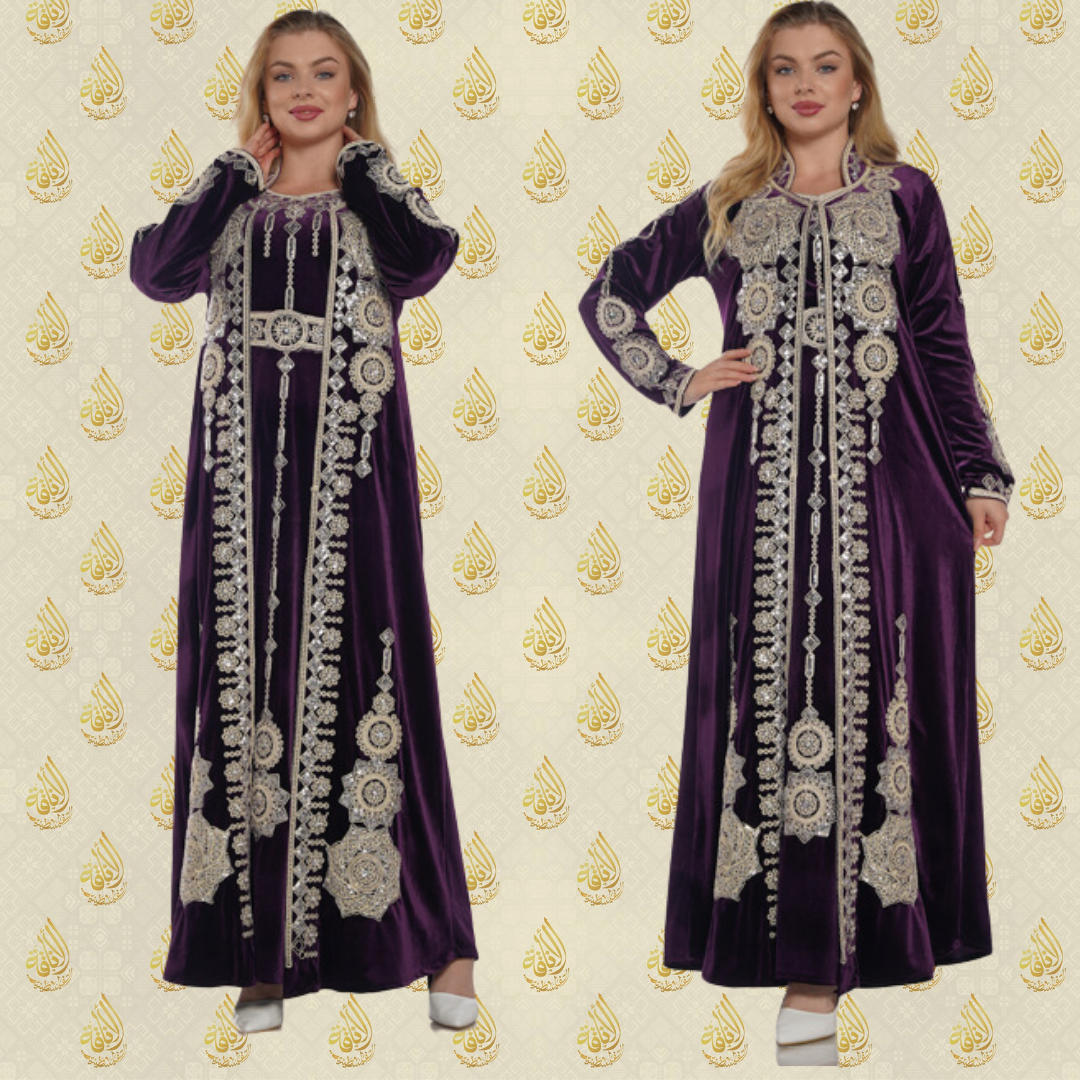 Caftan Velvet - Two Piece: Luxurious Elegance and Standout Style