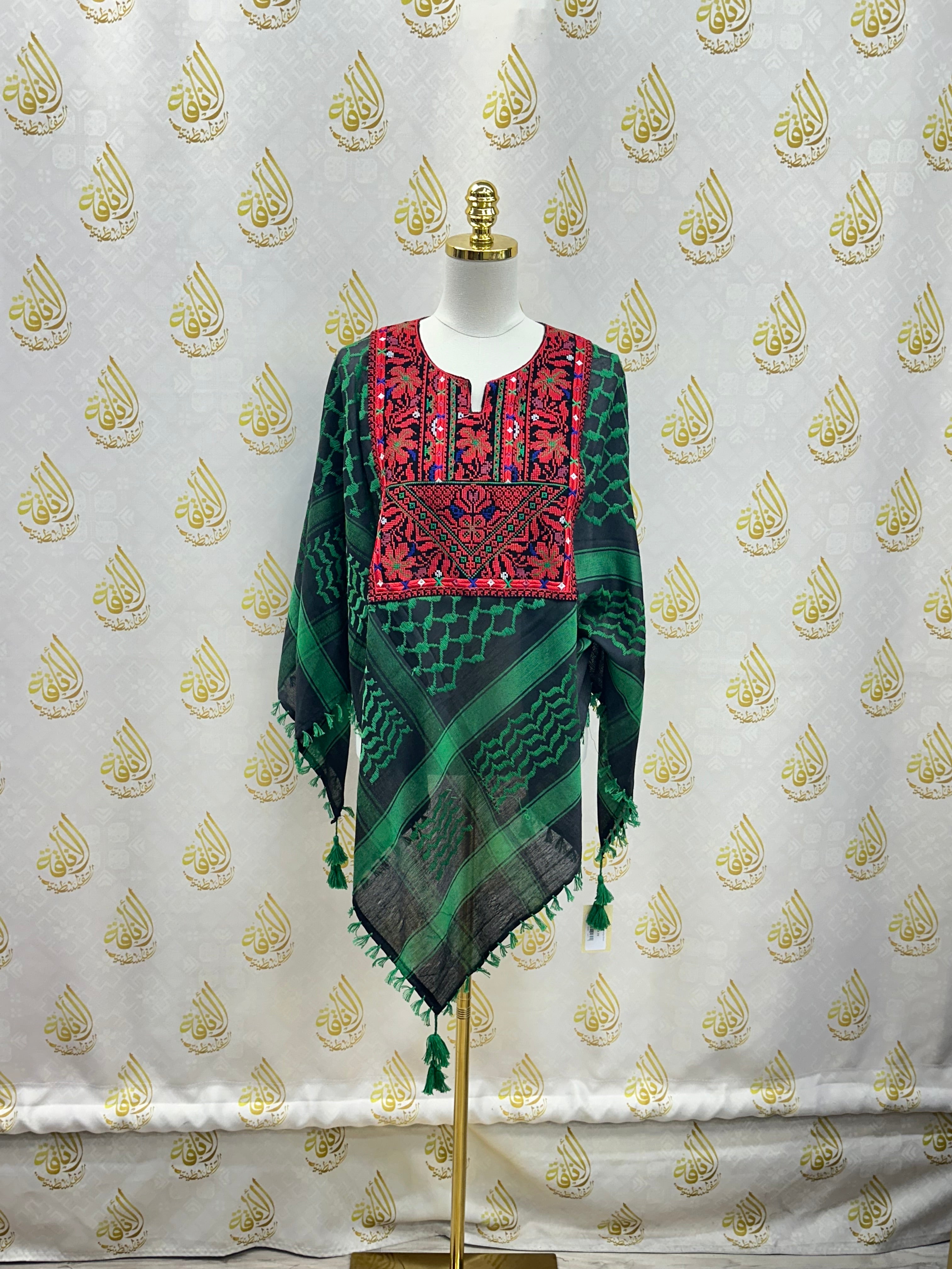 Multicolor Kuffiyeh Shirt: Vibrant Style and Cultural Flair