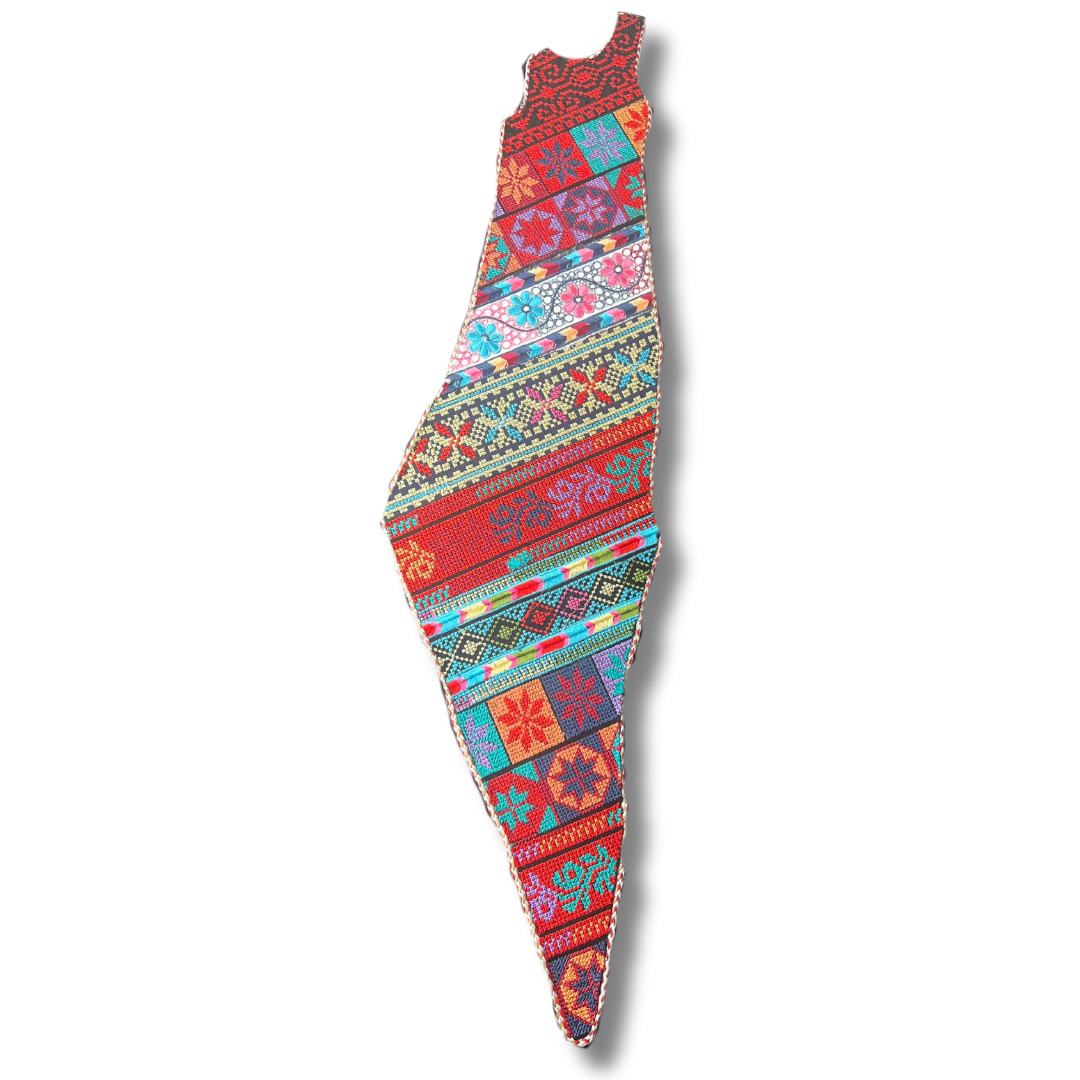 Palestine-Shaped Embroidered Home Decor - Exquisite Craftsmanship