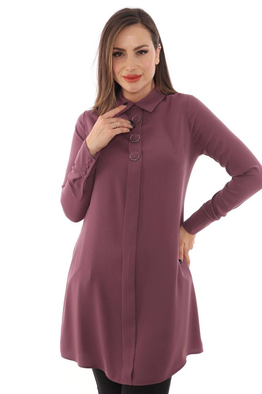 Formal Tunic – Sleek and Professional Business Wardrobe Essential