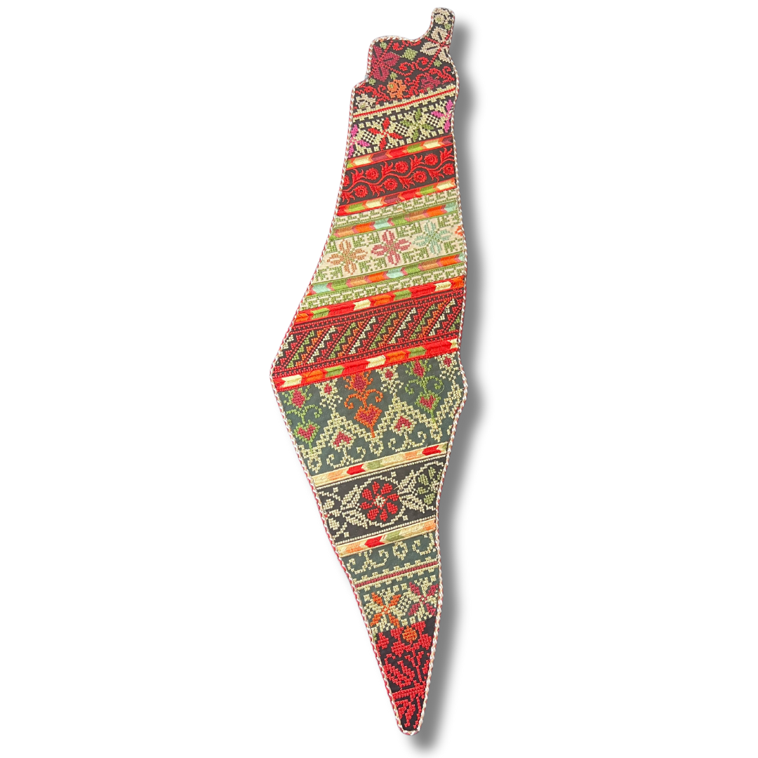 Palestine-Shaped Embroidered Home Decor - Exquisite Craftsmanship