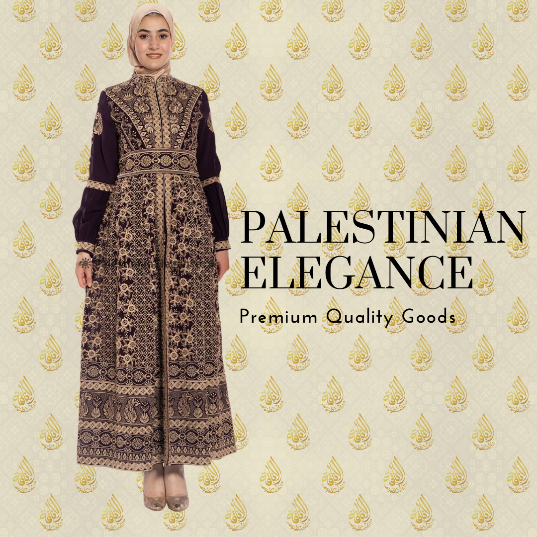 Golden Sophisticated Luxurious Caftan Embroidered