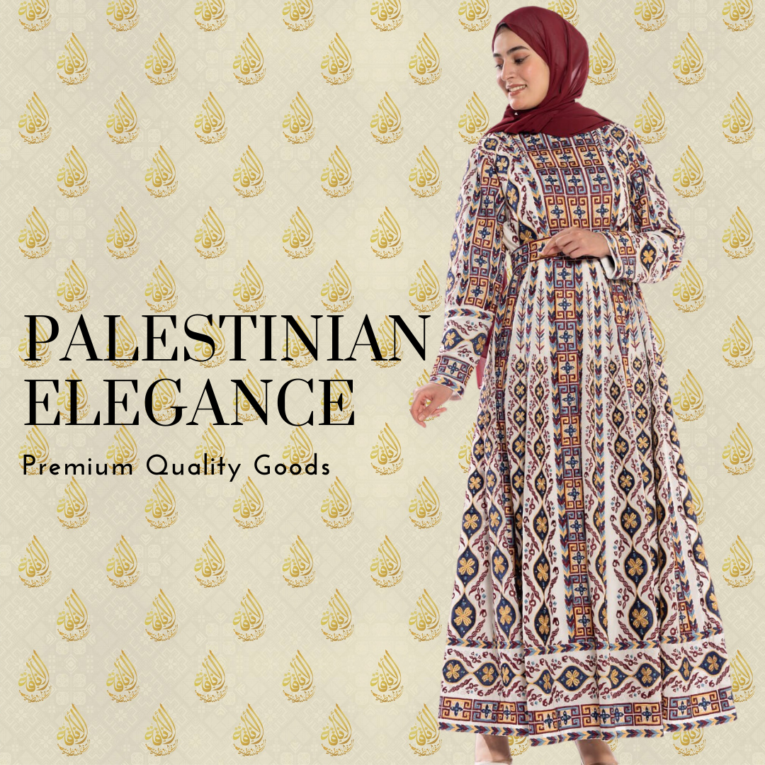 Elegant Embroidered Palestinian Thoub