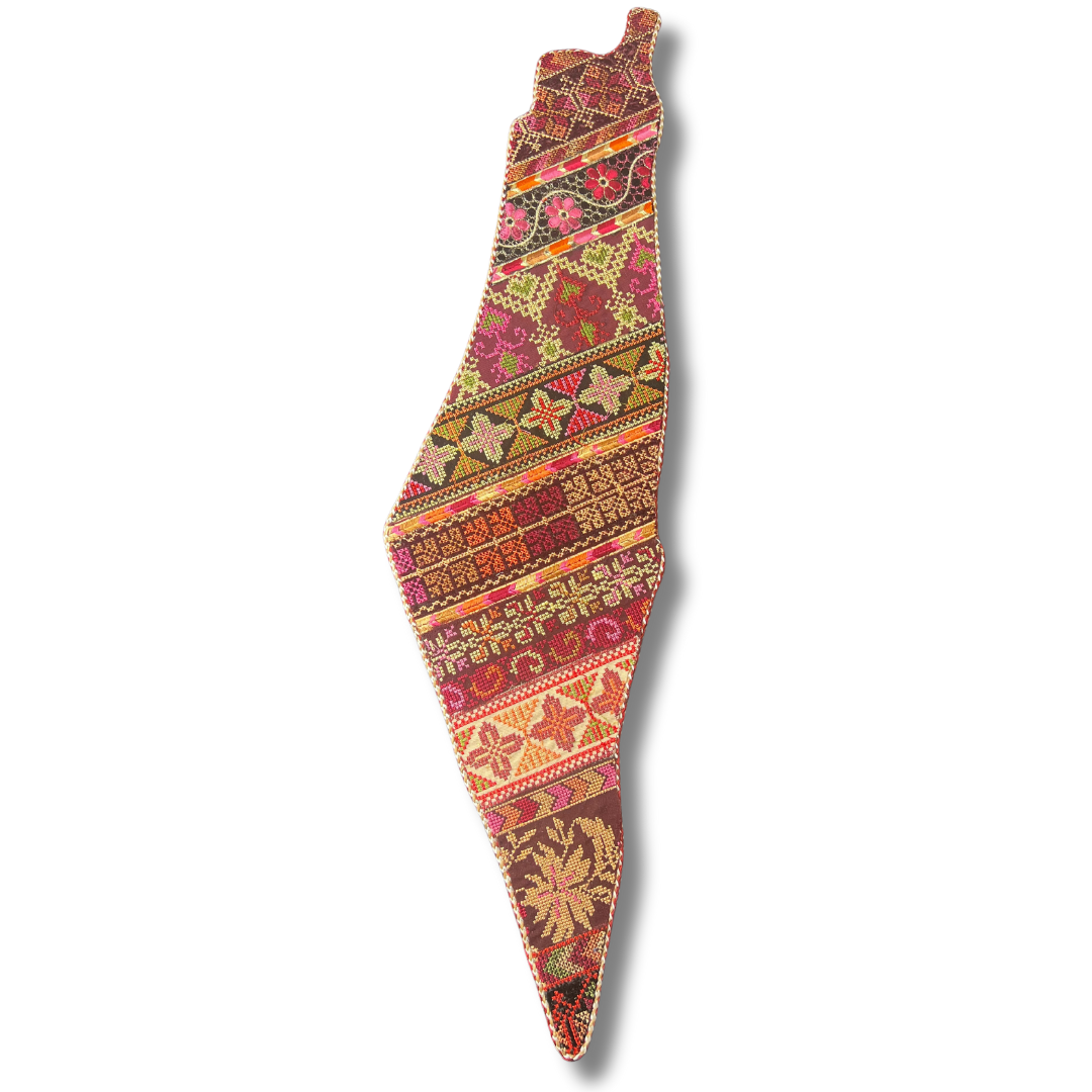 Palestine-Shaped Embroidered Home Decor - Exquisite Craftsmanship