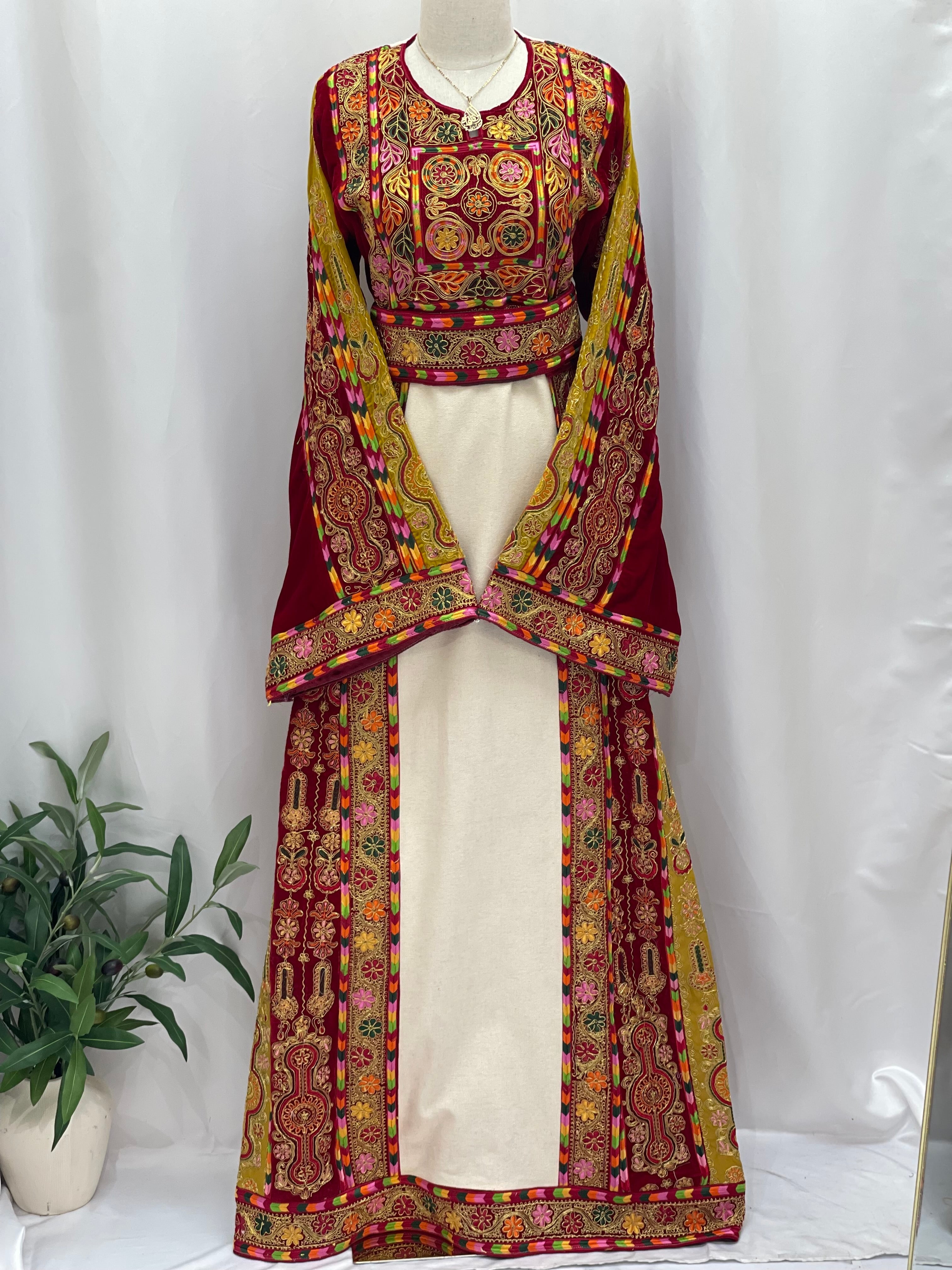 Embroidered  Etamin And  Velvet Kasab Malka