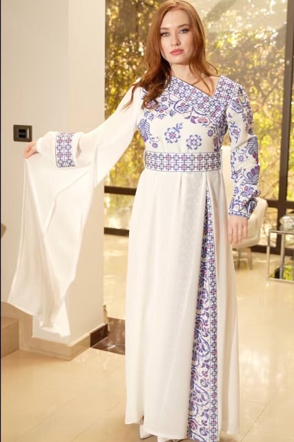 Aya Embroidery Dress: Elegance and Sophistication