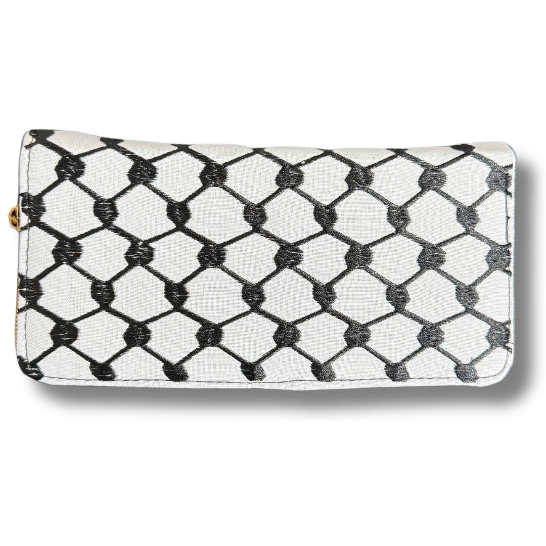 High-Quality Kuffiyeh Tatreez Wallet