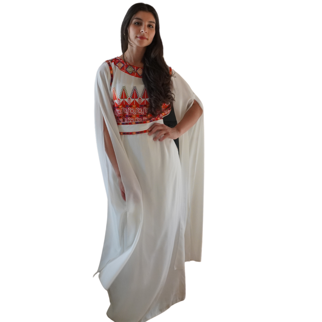 Manjal Embroidery Dress