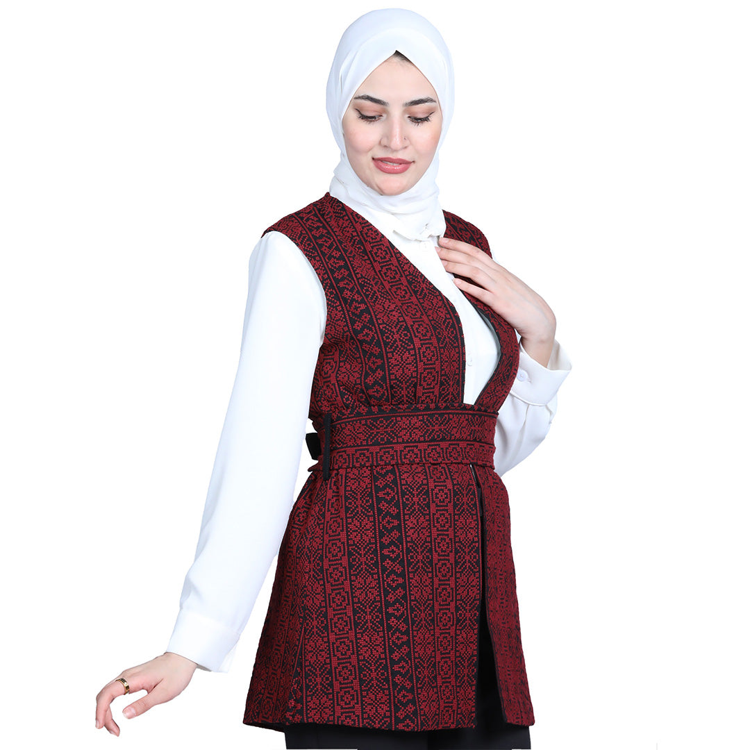 Falsteen Embroidery Vest