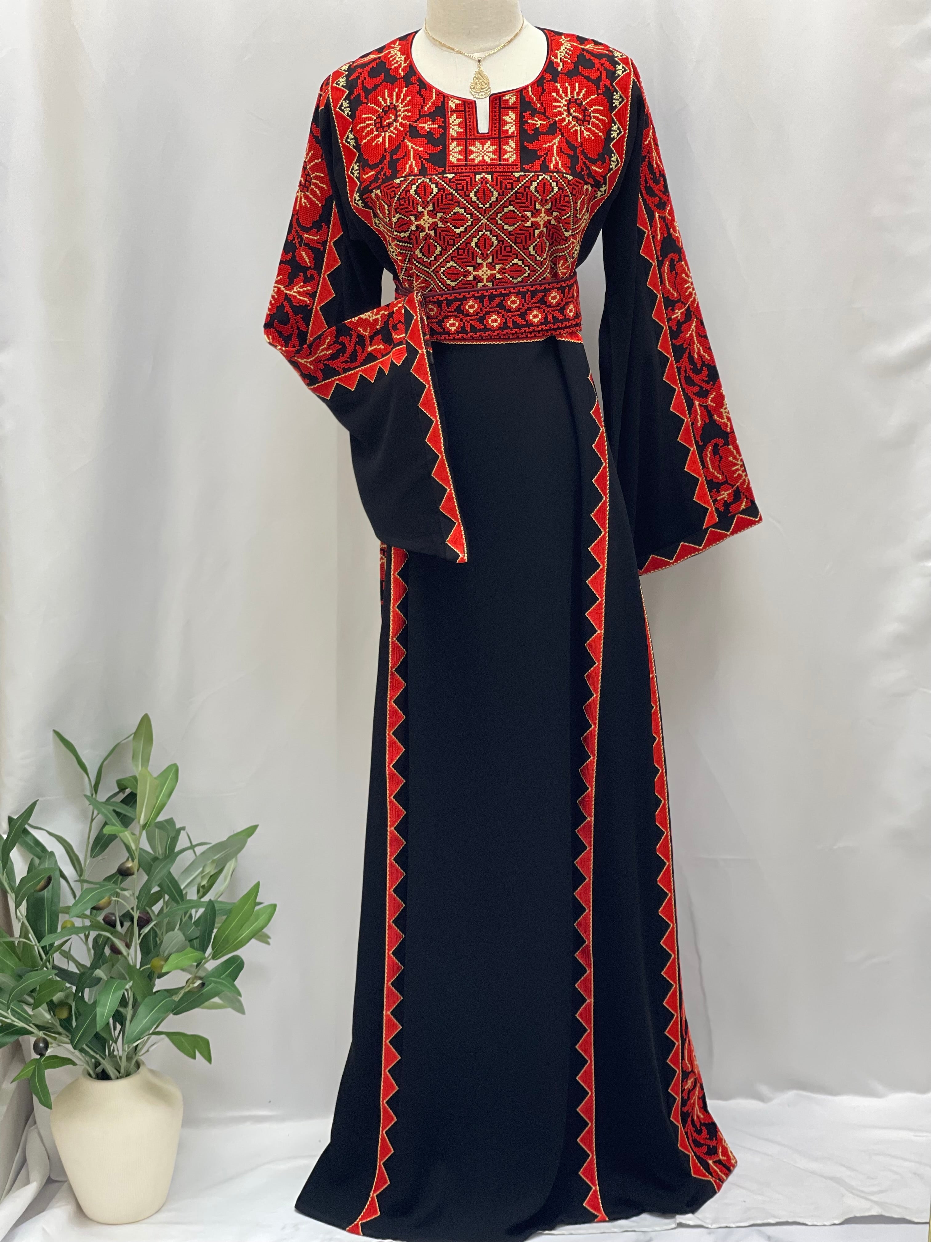 Modern Style Embroidered Thoub