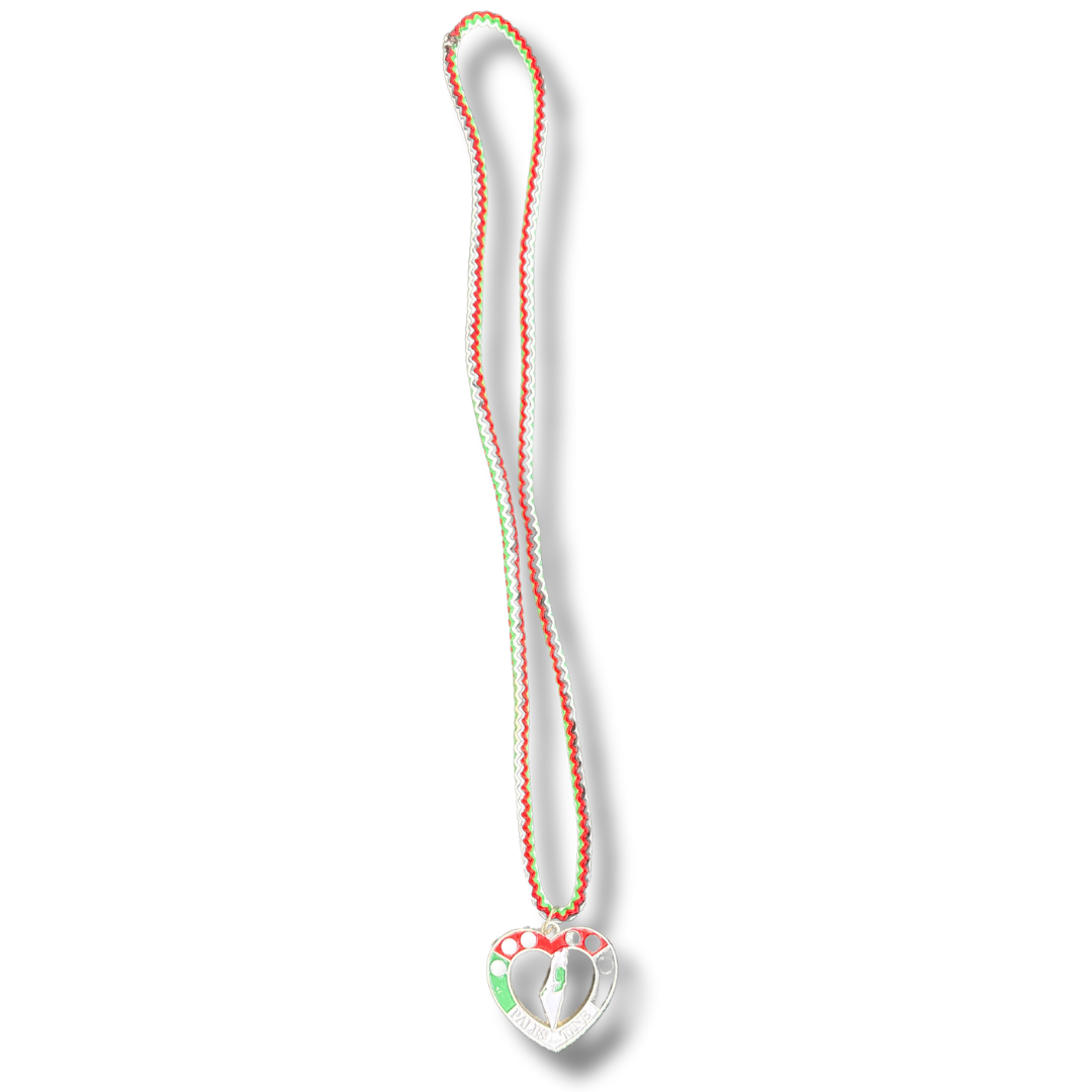 Al Quds Heart Pearls Necklace