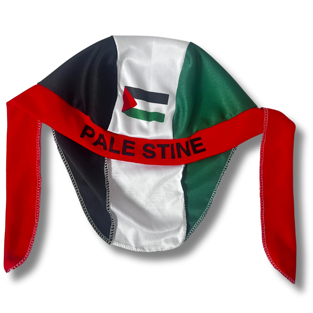 High-Quality Palestine Headcap/Durag – Premium Material & Unique Design