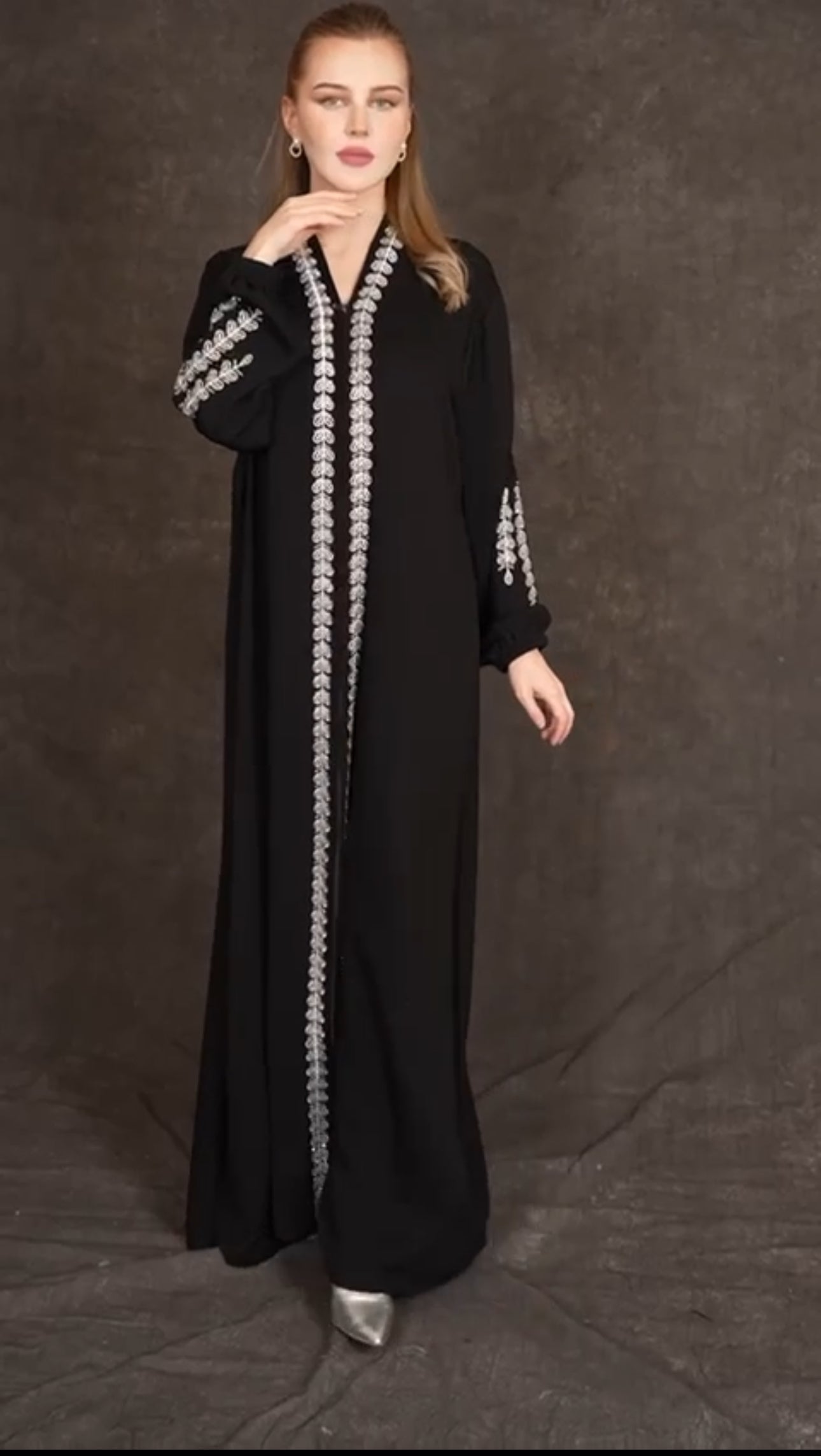 Yurio Fabric  Plus-size  Abaya