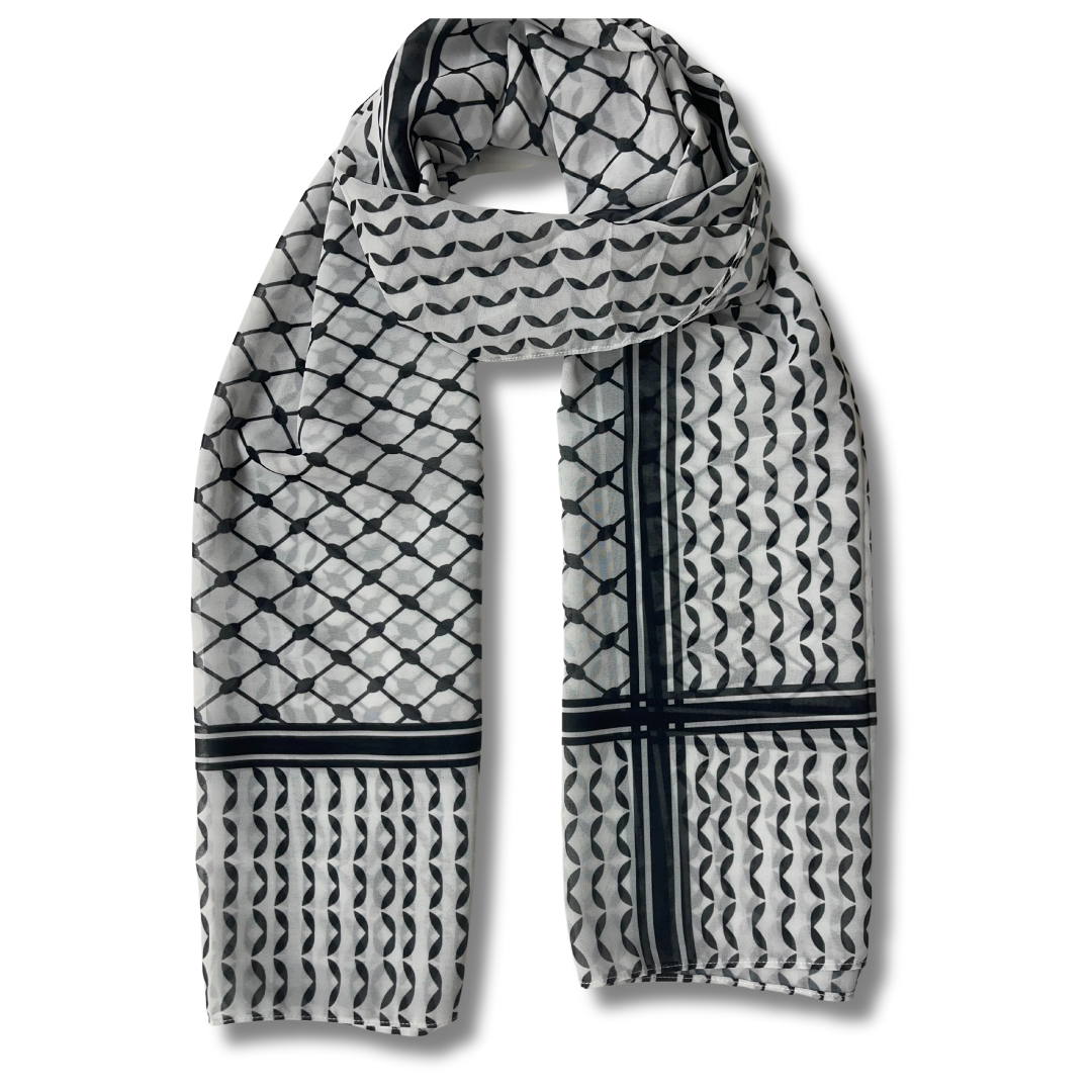 High-Quality Full Kuffiyeh Design Hijab