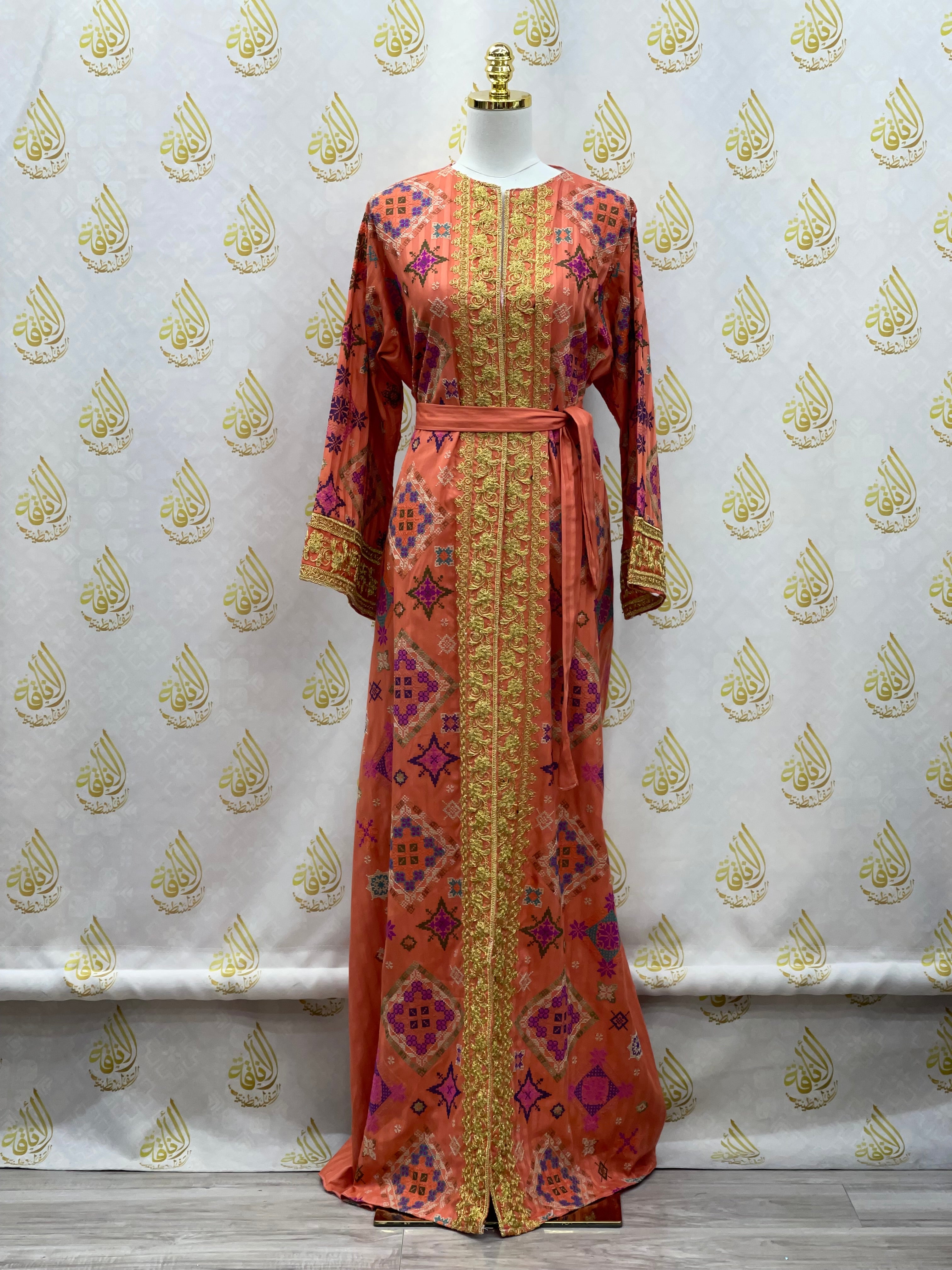 Gabani Embroidery Kasab Long Cardigan