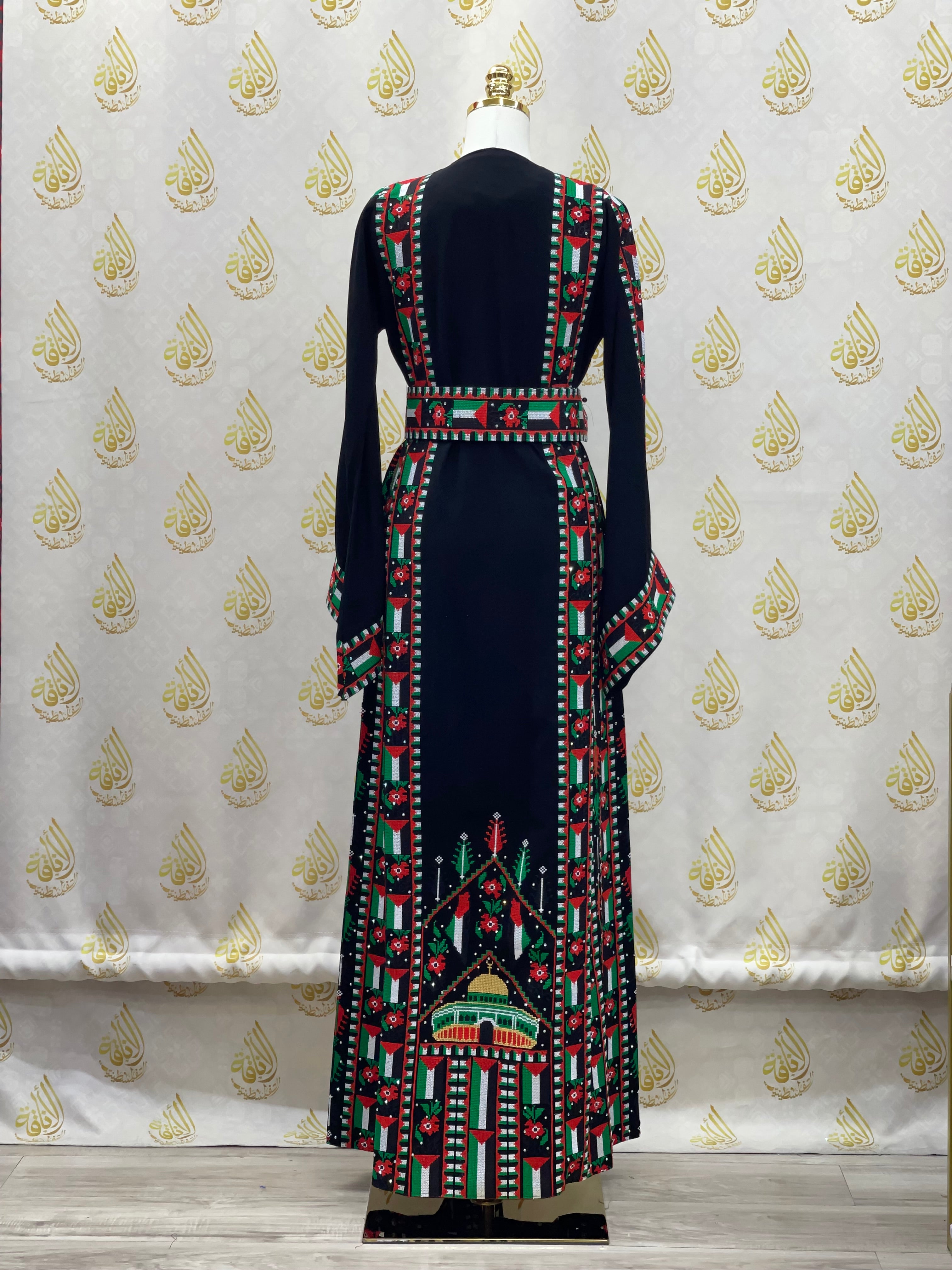 Palestinian and Proud Embroidered Thoub - Celebrate Heritage in Style