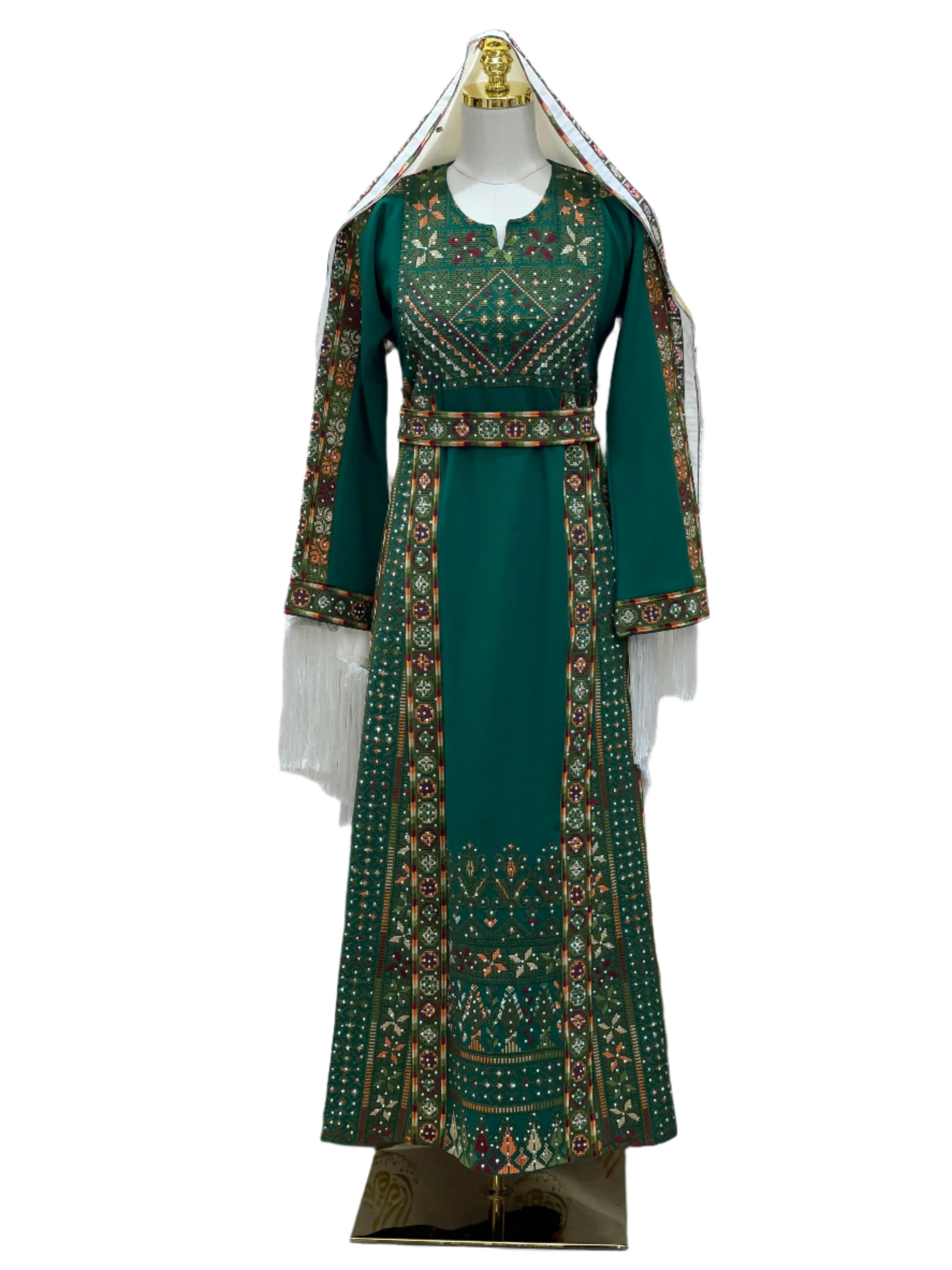 Embroidered Thoub for Girls and Teens: Elegance and Sophistication