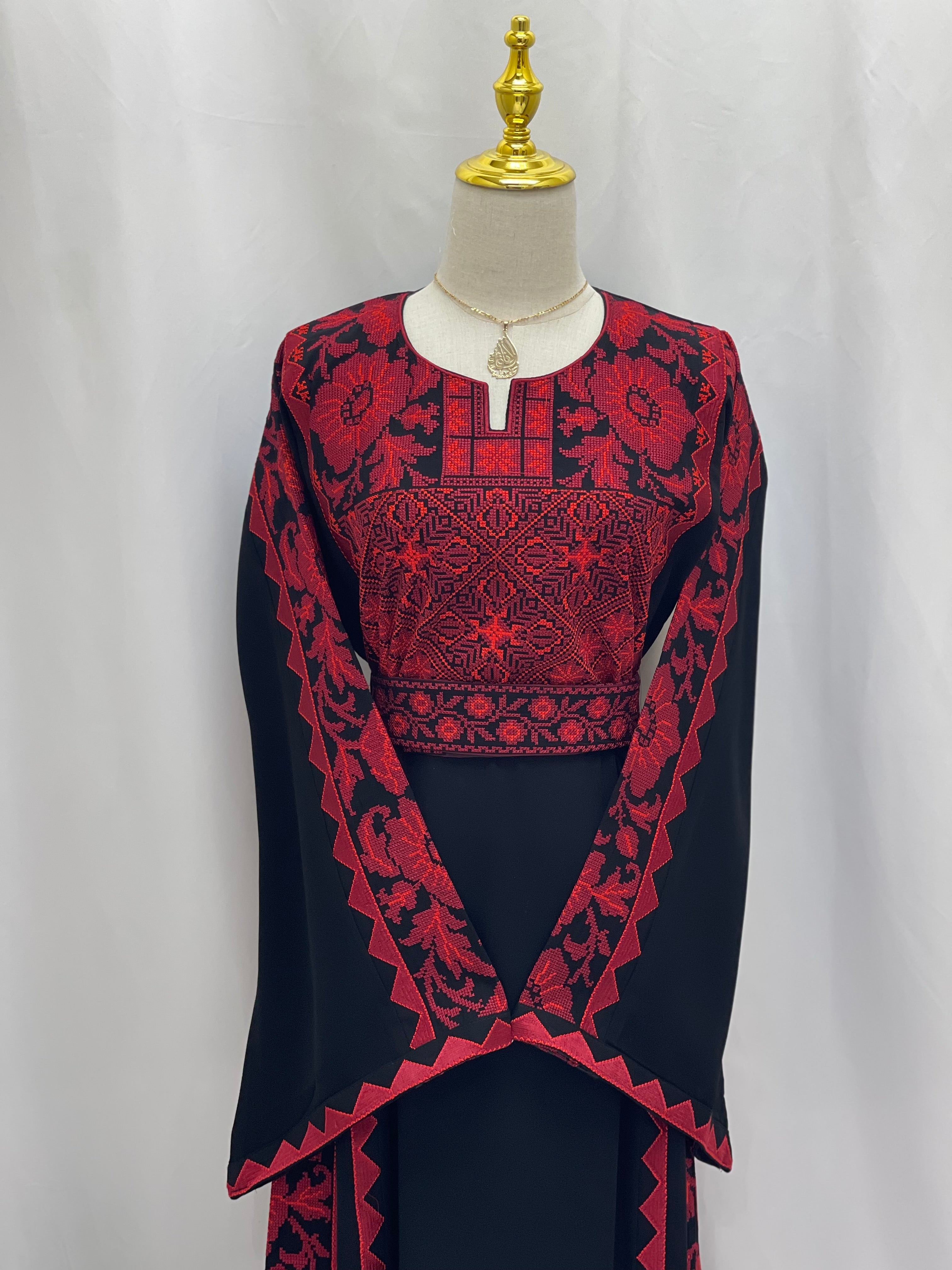 Modern Style Embroidered Thoub