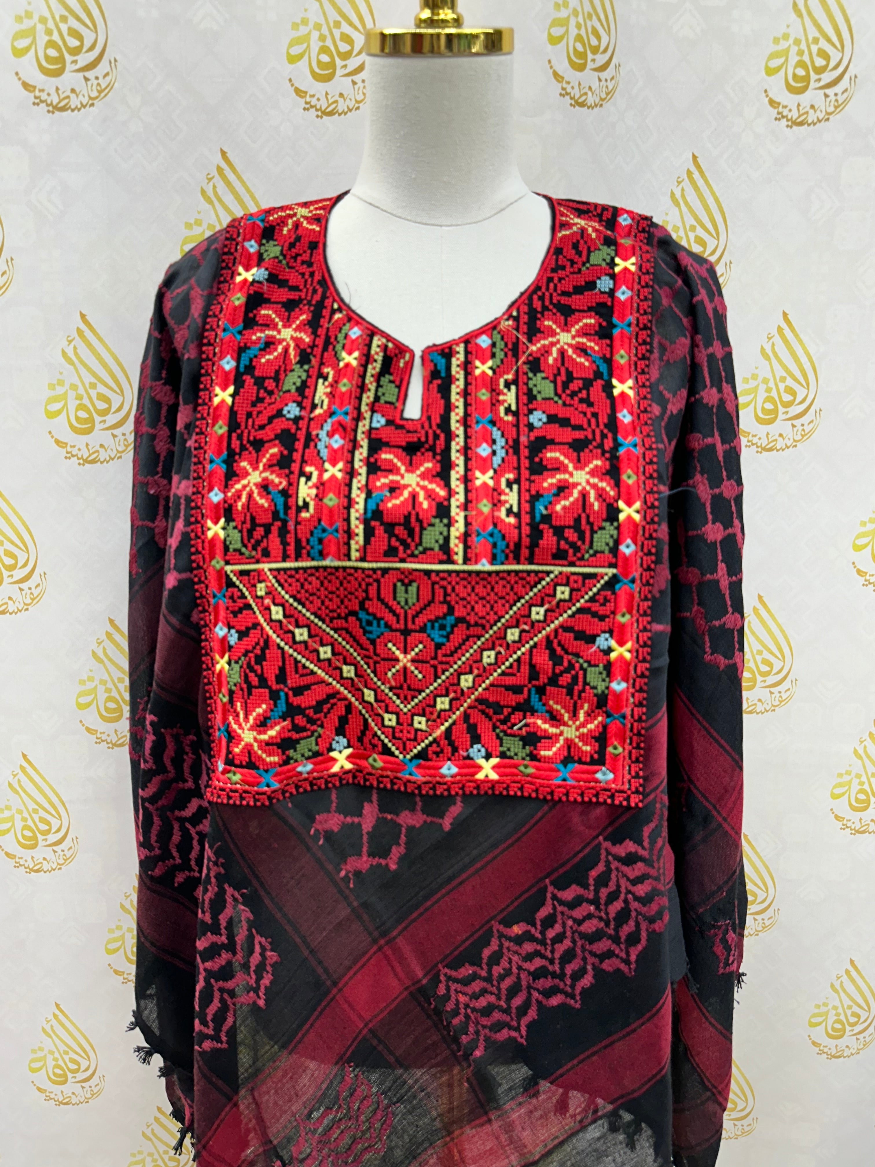 Multicolor Kuffiyeh Shirt: Vibrant Style and Cultural Flair