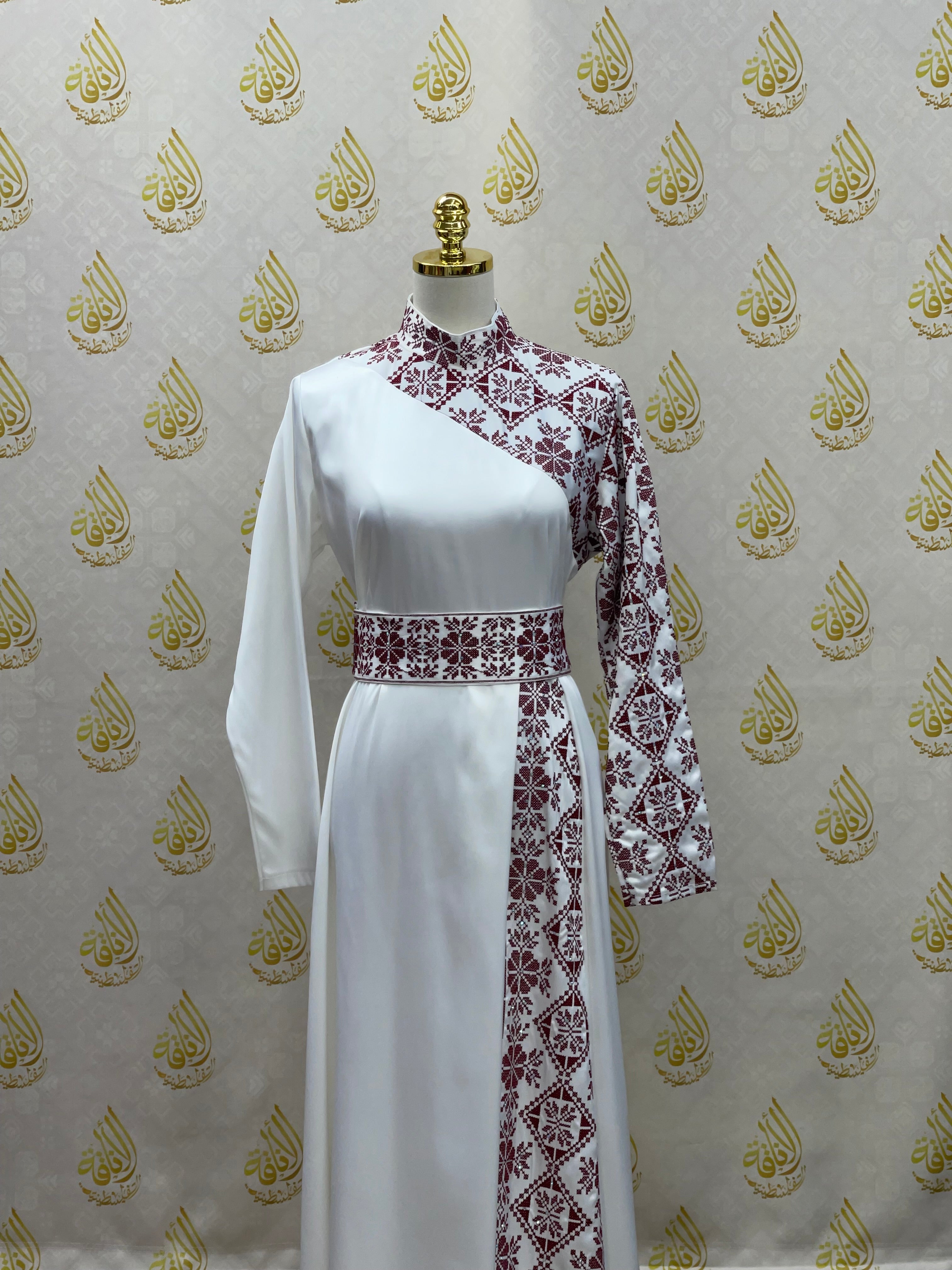 Embroidery Satin Dress: Luxurious Elegance and Sophistication