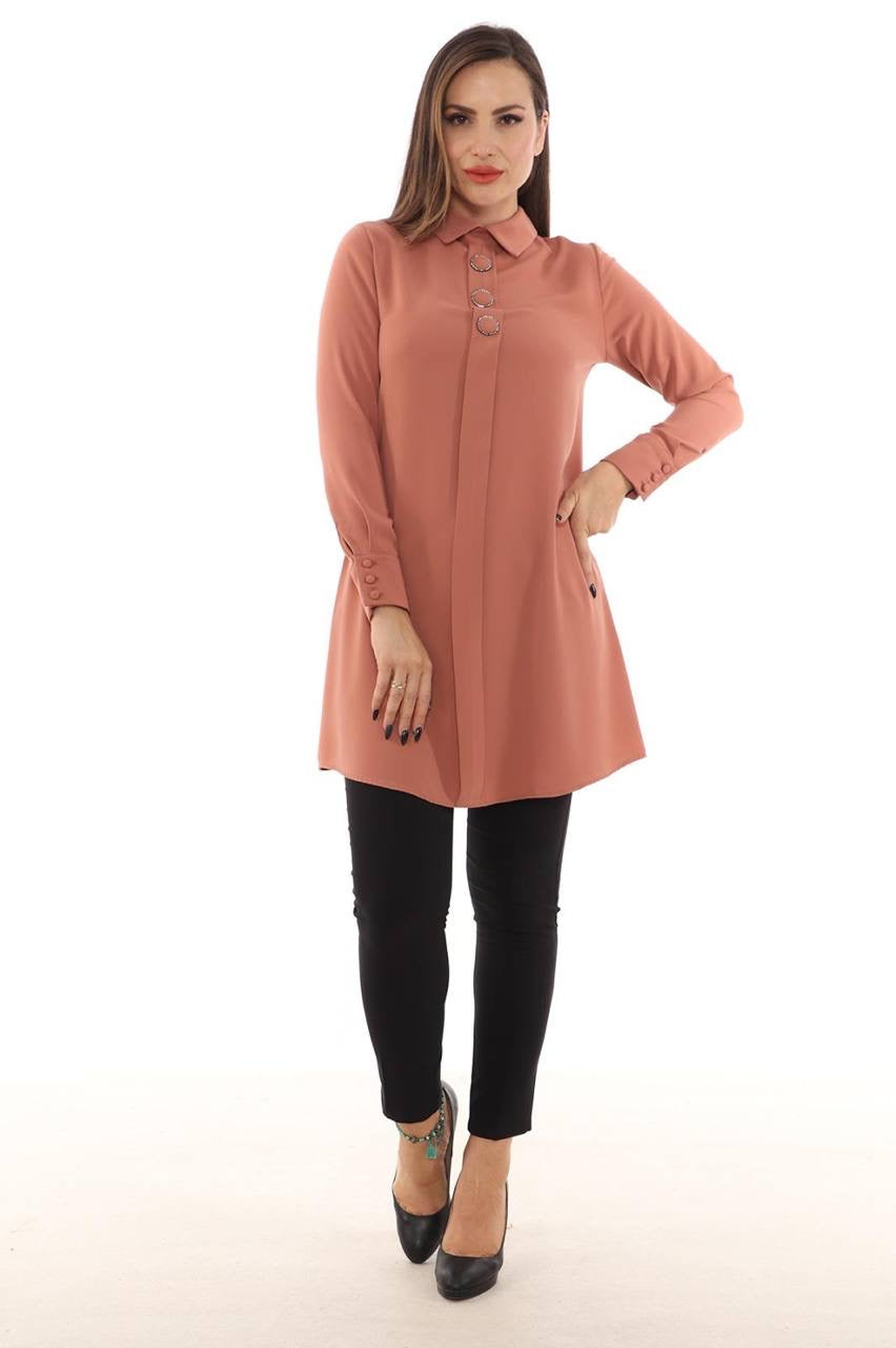 Formal Tunic – Sleek and Professional Business Wardrobe Essential